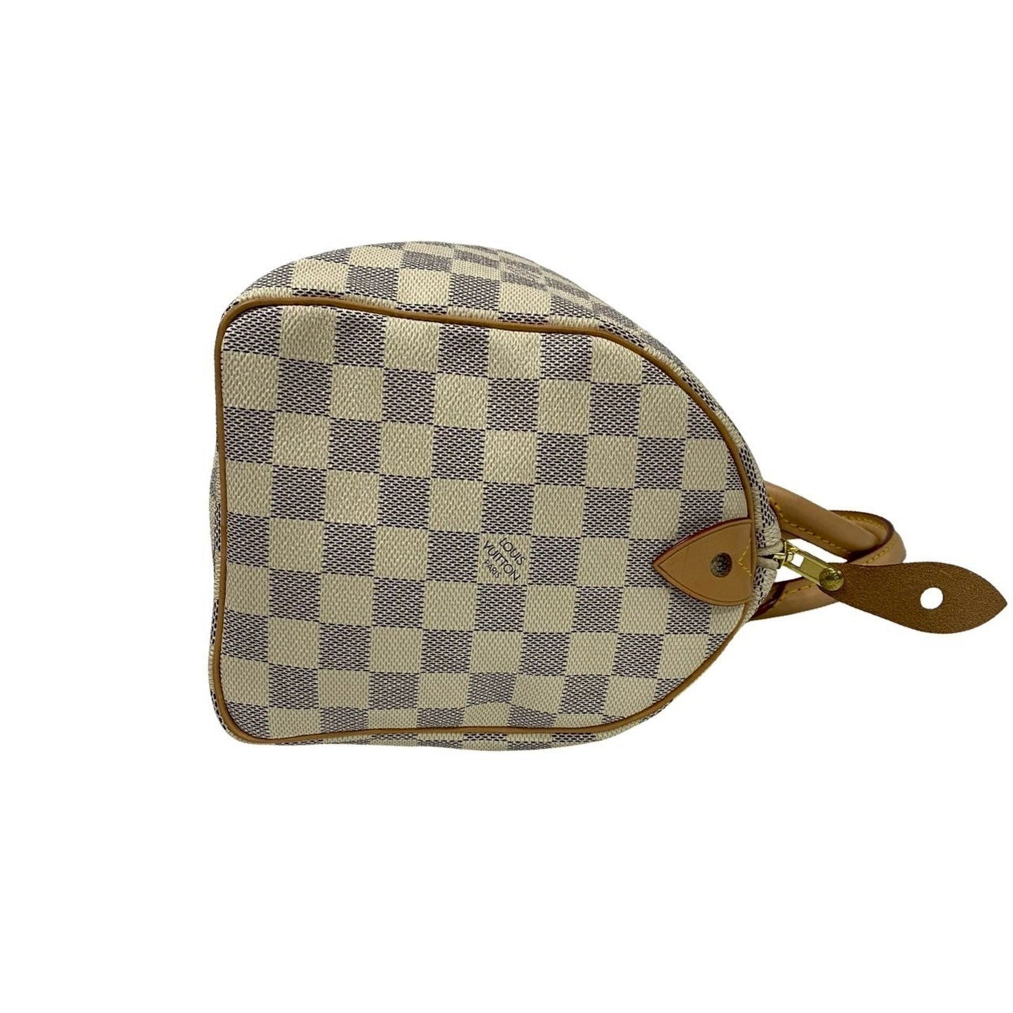 Louis Vuitton Speedy 25 Damier Azur Leather Handbag/Mini Boston Bag