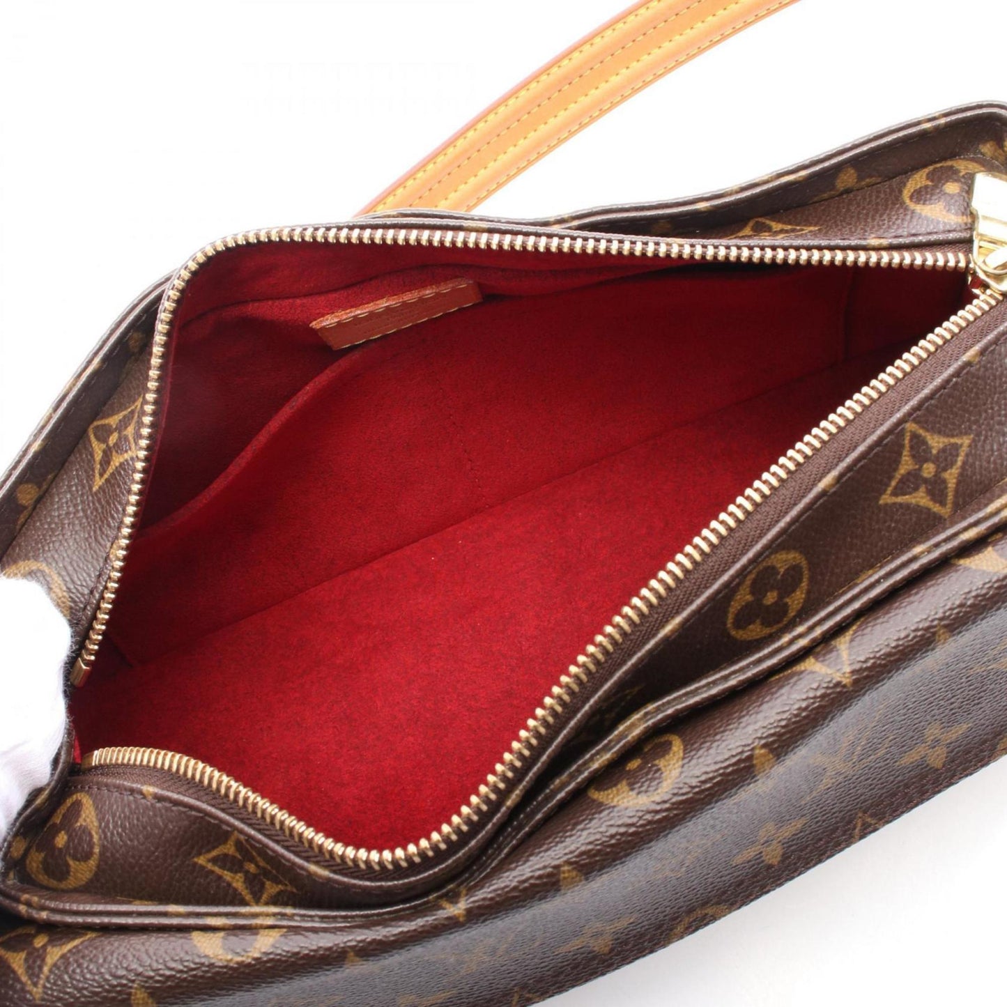 Louis Vuitton Viva Cite Mm Monogram Shoulder Bag Coated Canvas Leather