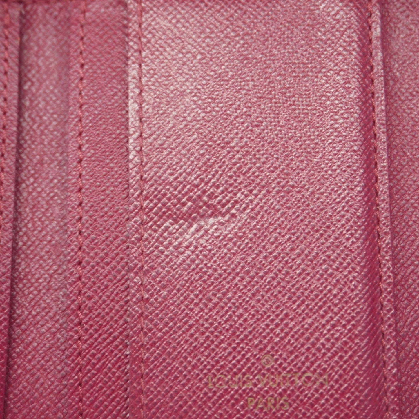 Louis Vuitton Monogram Portefeuille Zoe Tri-Fold Wallet M62932 Brown Fuchsia