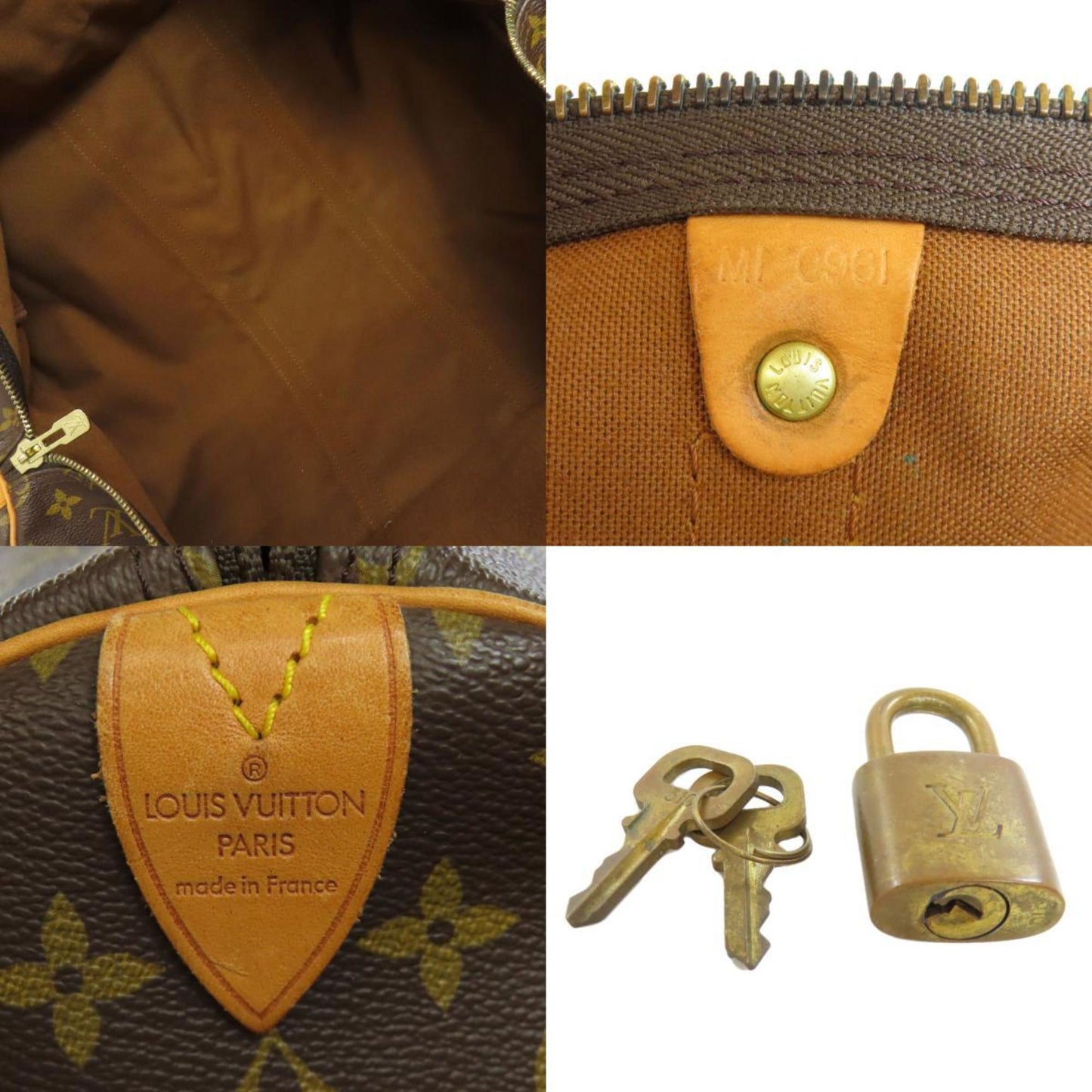 Louis Vuitton M41424 Keepall 55 Boston Bag Monogram Canvas