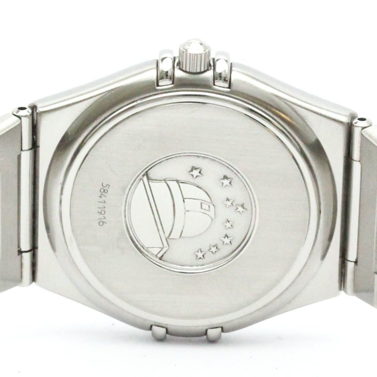 Polished Omega Constellation Stainless Steel Quartz