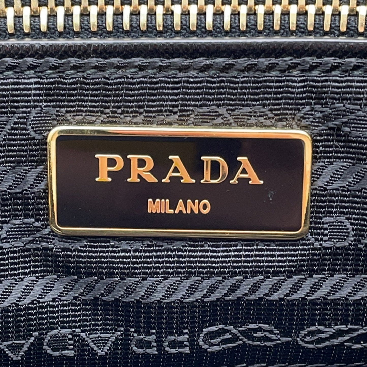 Prada Chain Shoulder Bag Quilted Nylon Br4965 Prada Black