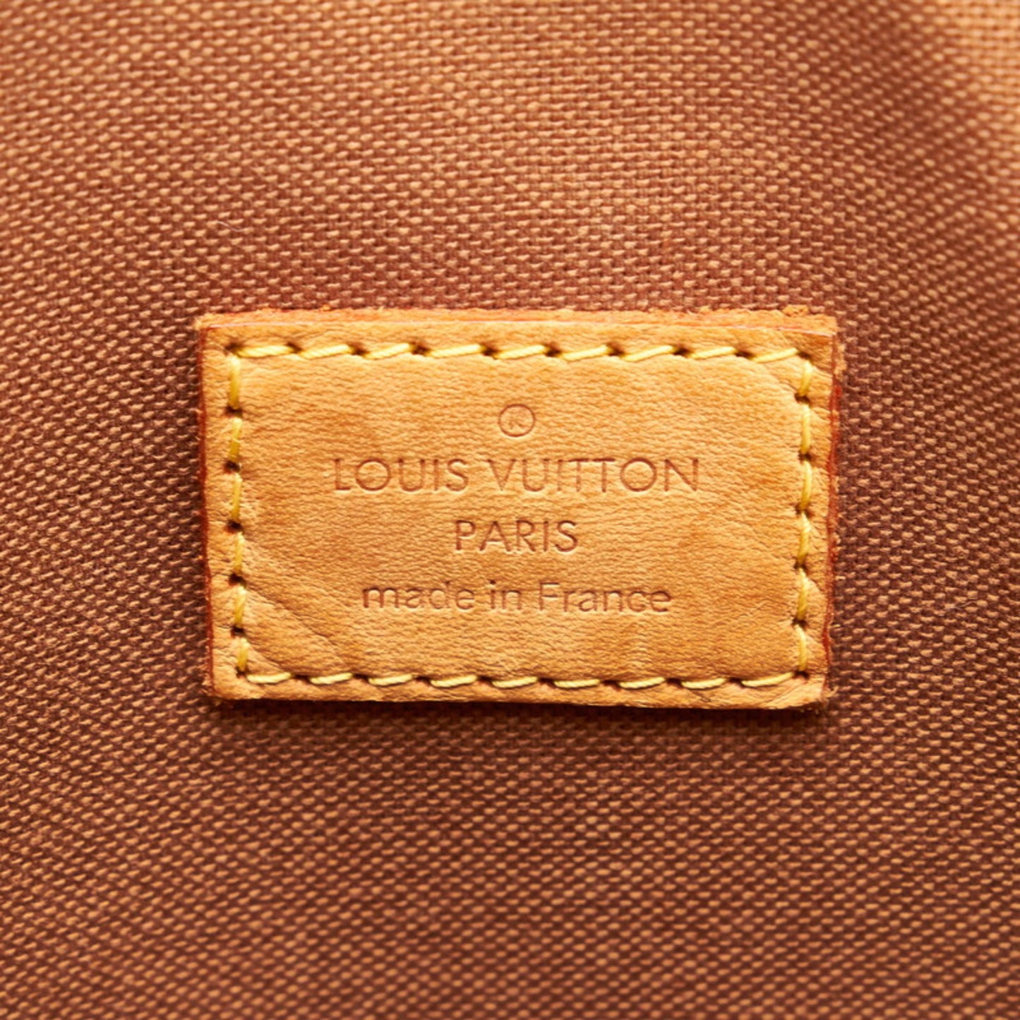 Louis Vuitton Monogram Lockit Mm Handbag Tote Bag M40606 Brown Pvc Leather