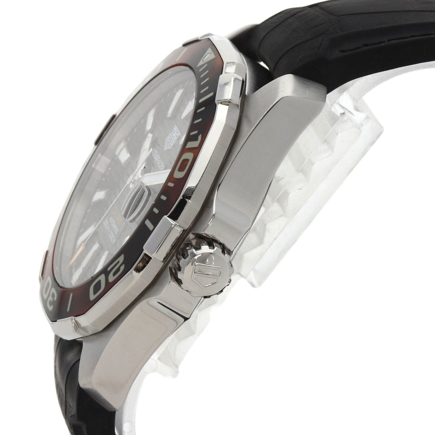 Tag Heuer Way201N Aquaracer Calibre 5 Watch Stainless Steel Rubber