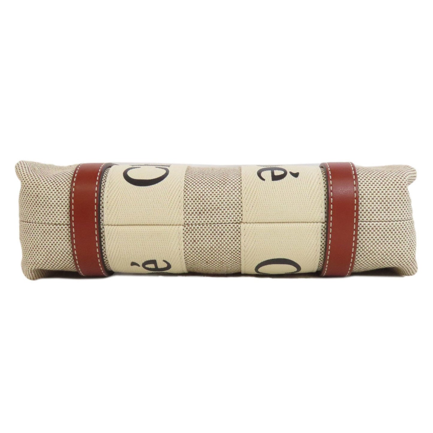 Chlo Chloe Woody Small Handbag Linen Leather