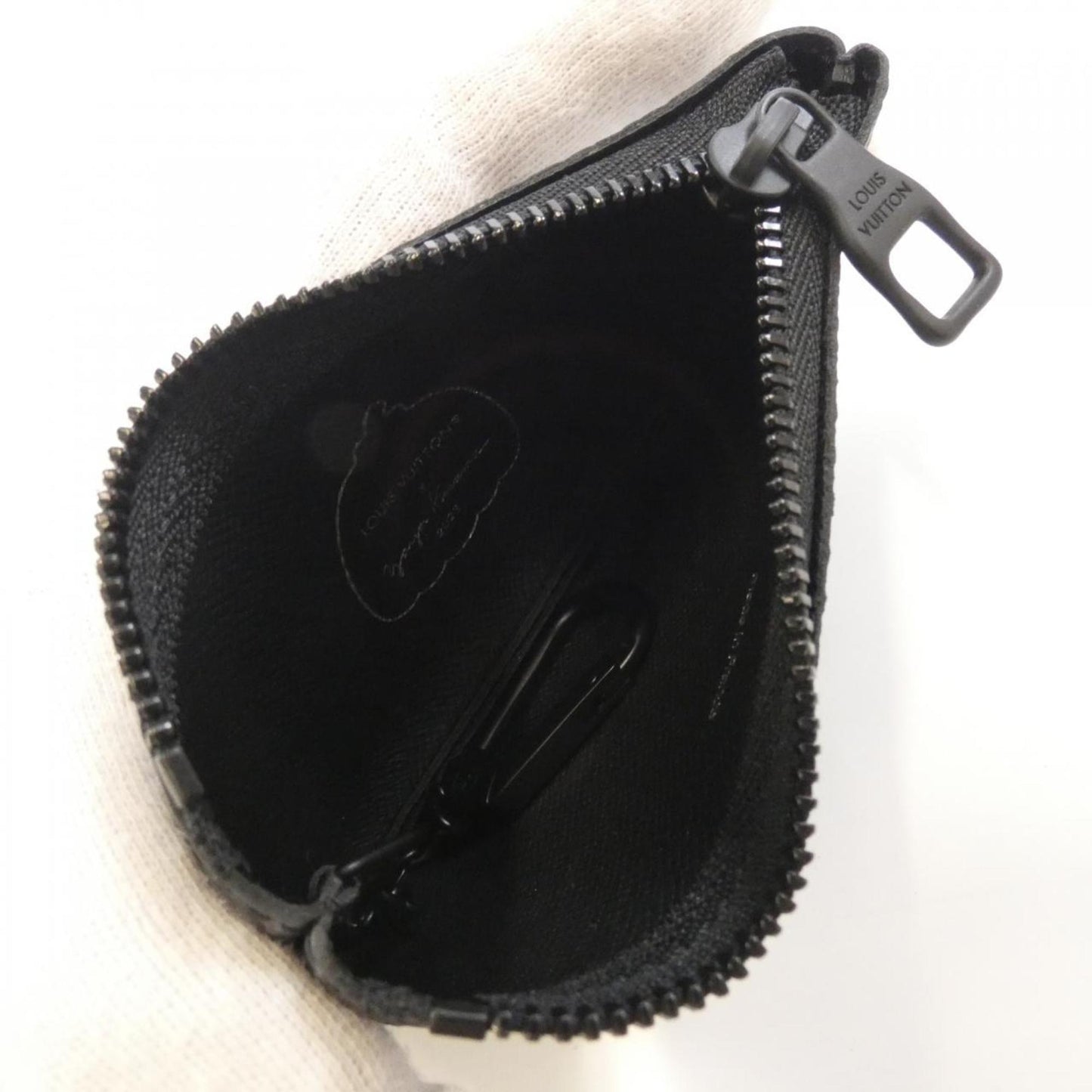 Louis Vuitton Monogram Eclipse (Lv X Yk) Pochette Cl M81929 Coin & Accessory Key Case