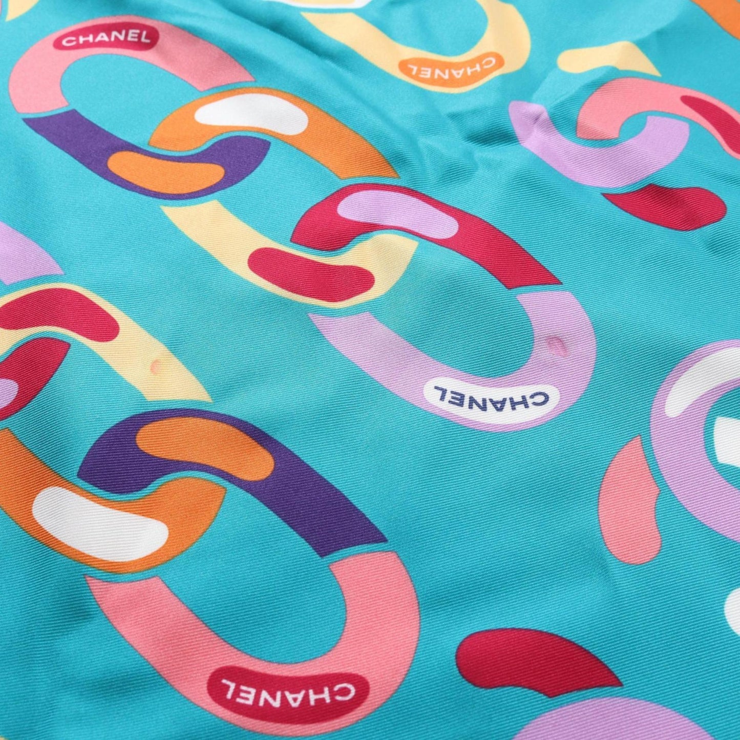 Chanel Coco Mark Silk Scarf For Women