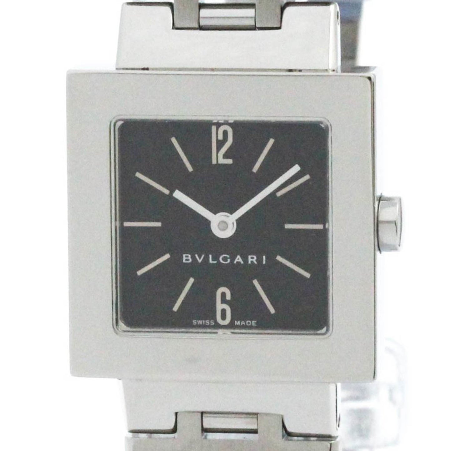 Bvlgari Quadrato Stainless Steel Quartz