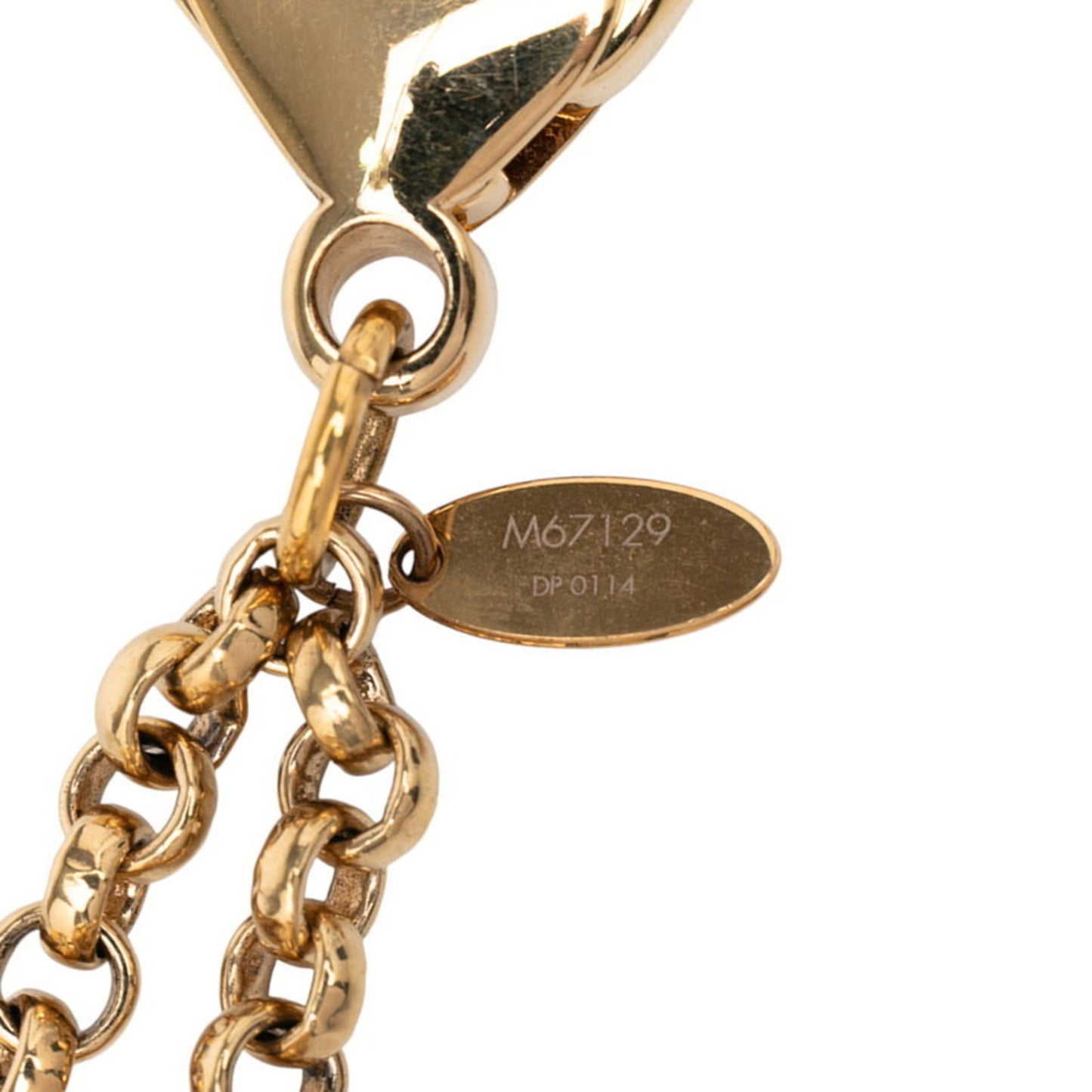 Louis Vuitton Whirly Flower Keychain M67129 Gold