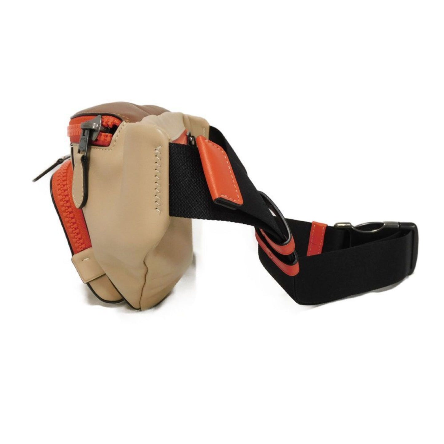 Coach Coach Body Bag Truck Belt Current C Mark Color Block Multi Smooth Calf Unused Embossed Stamp