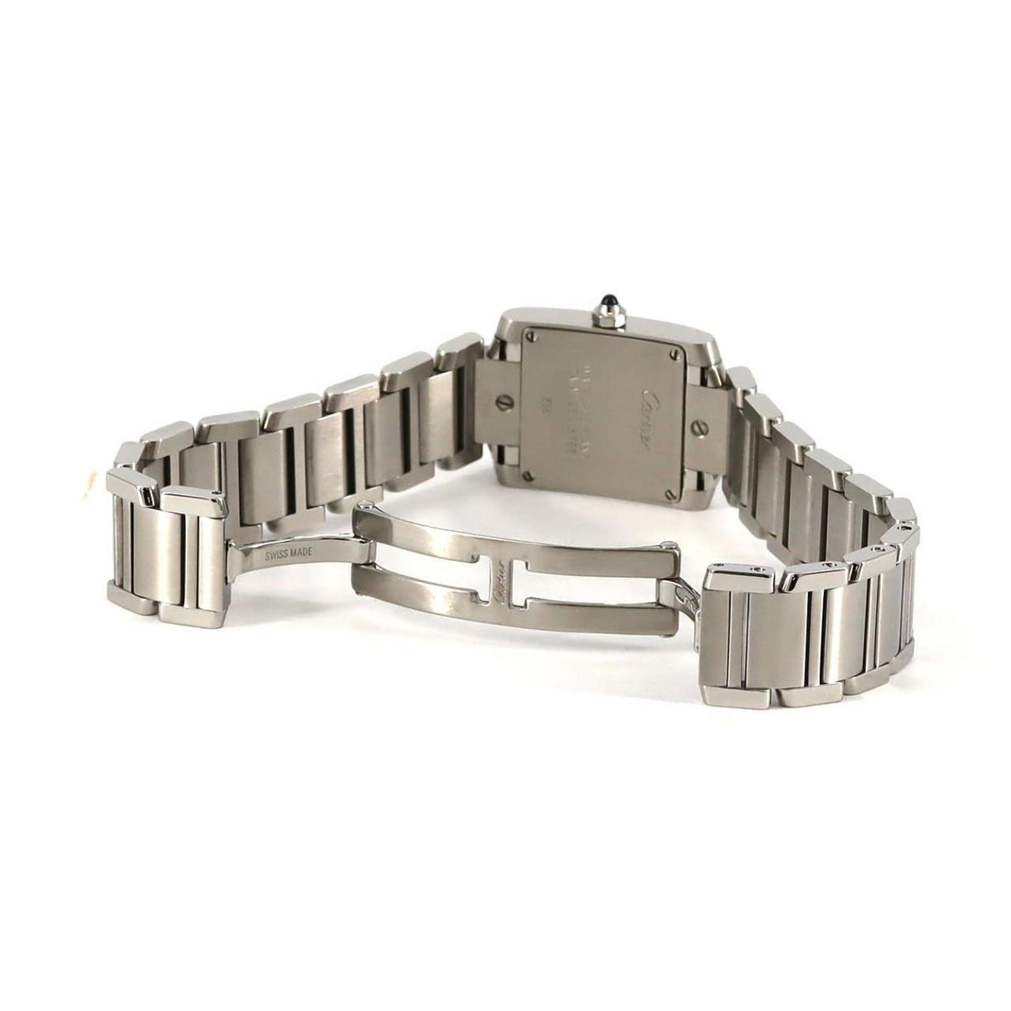 Cartier Tank Franaise Sm W51008Q3 Stainless Steel Quartz Watch