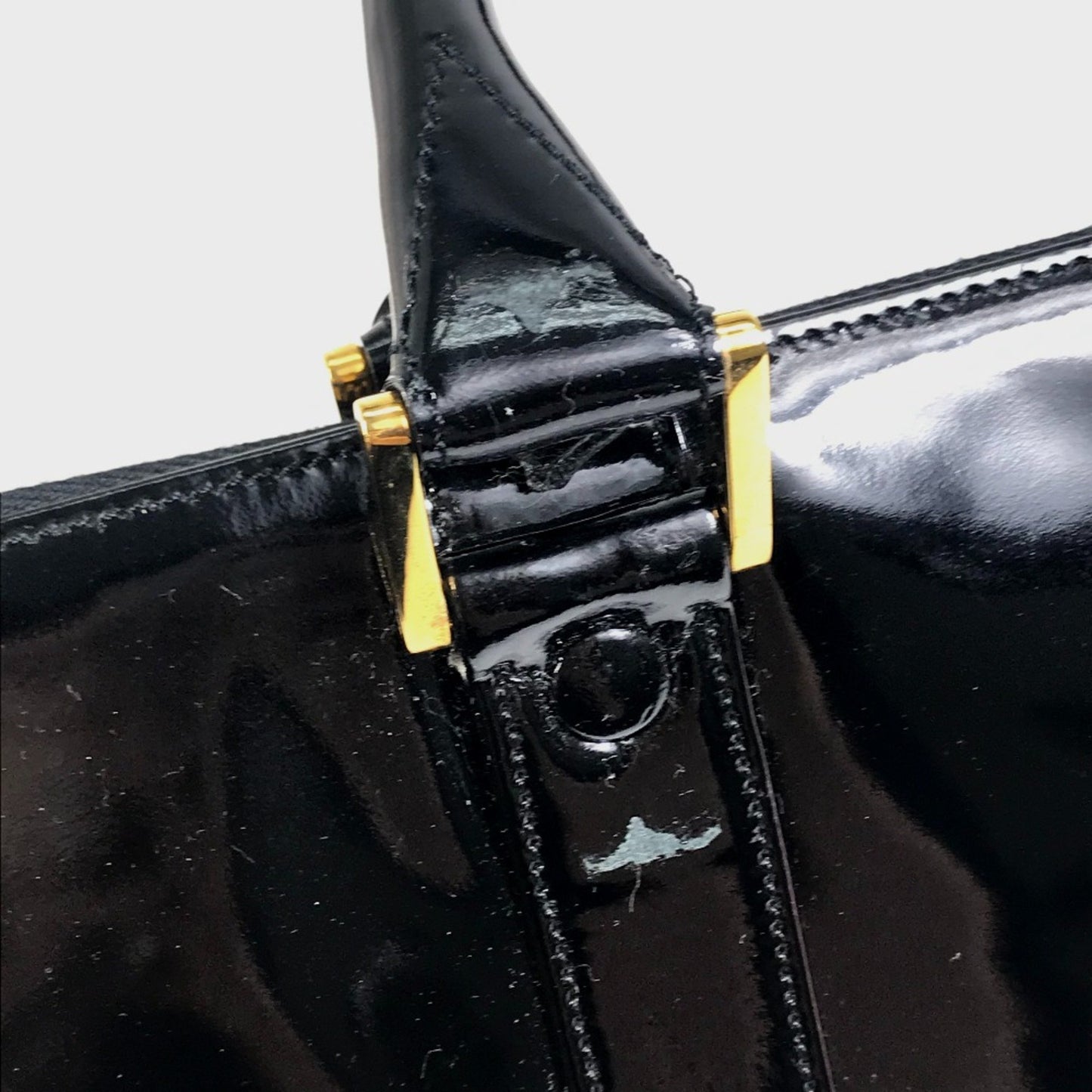 Chanel Cc Mark Bag 2Way Hand Bag Duffle Bag Black