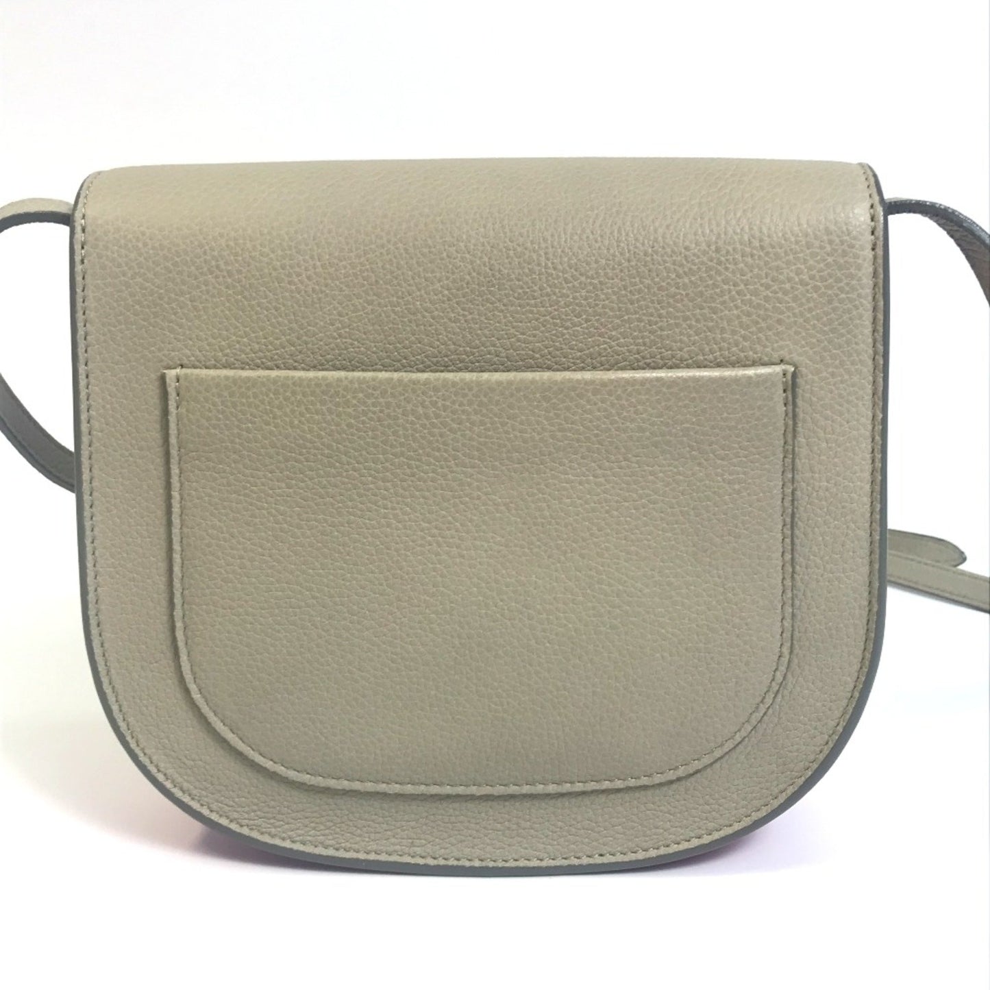 Celine Bicolor Bag Crossbody Shawl Shoulder Bag Gray X Purple Pink