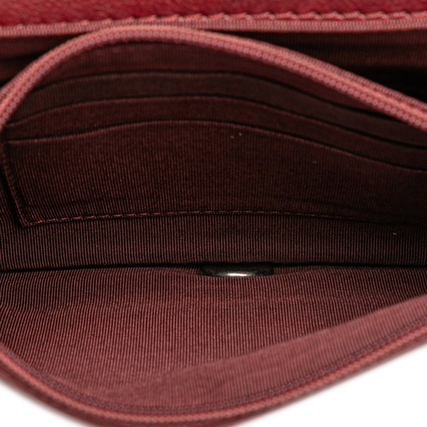 Chanel Boy Chanel Coco Mark Chain Shoulder Bag In Wine Red
