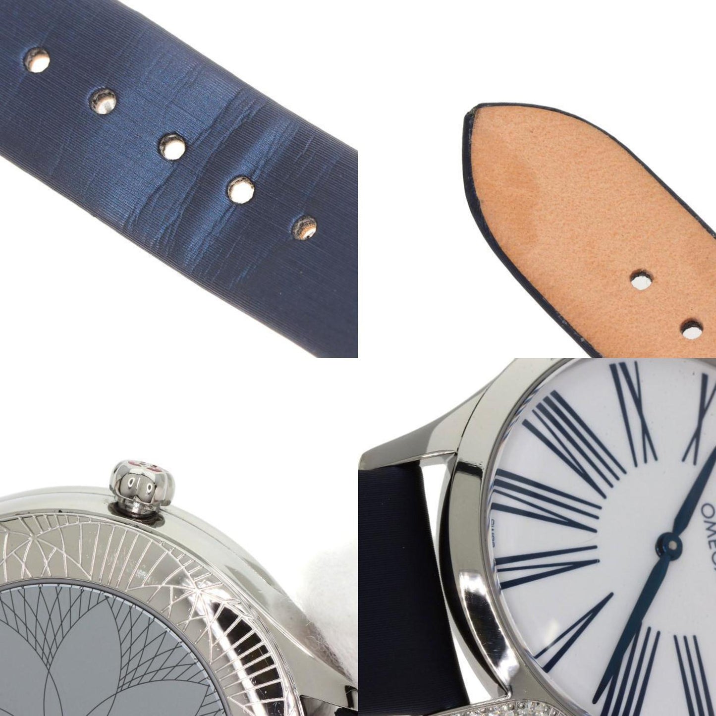 Omega 428.17.36.60.04.001 De Ville Tresor Watch Stainless Steel Satin X Leather