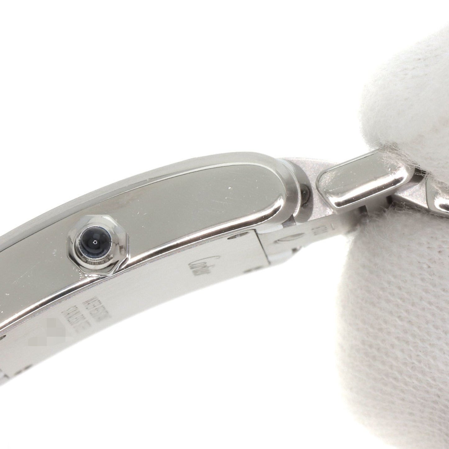 Cartier Tank Franaise W51008Q3 Sm Stainless Steel Watch