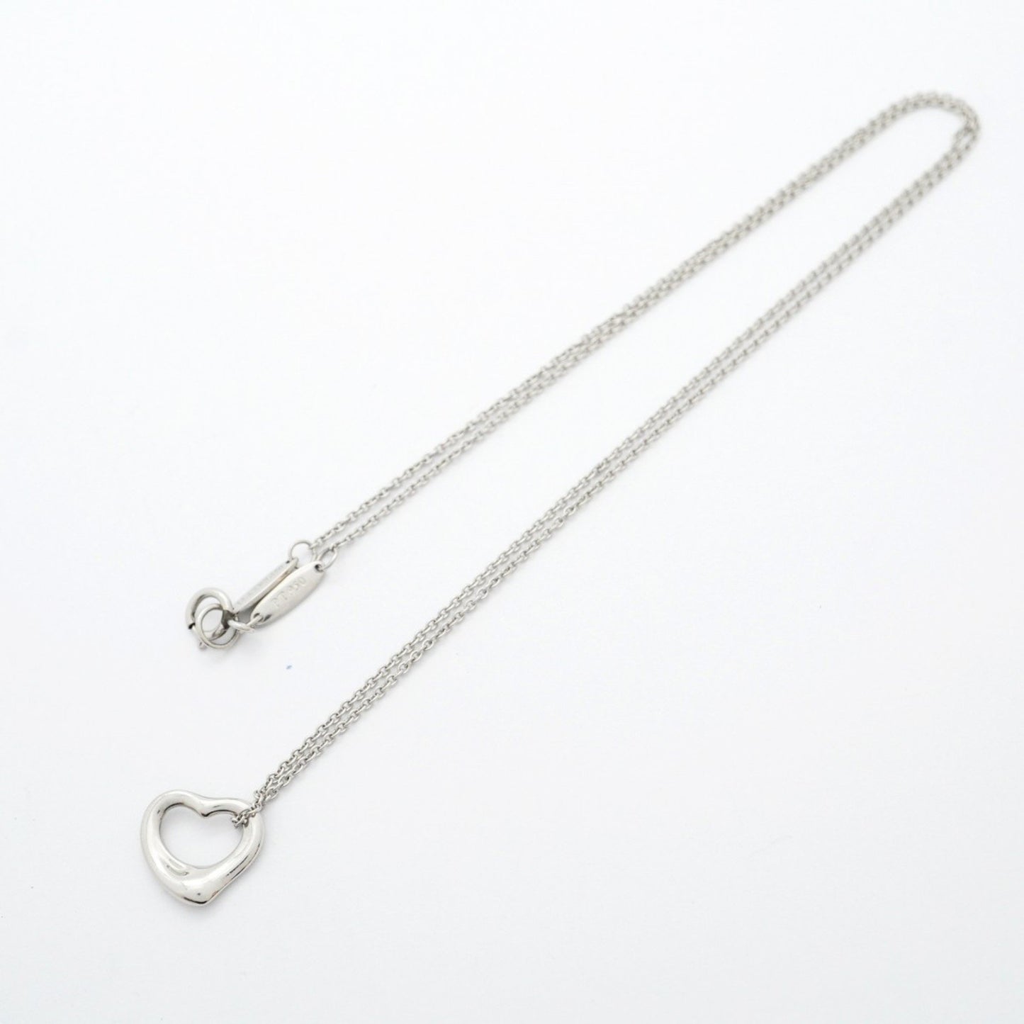 Tiffany Heart Necklace Pt950 Platinum