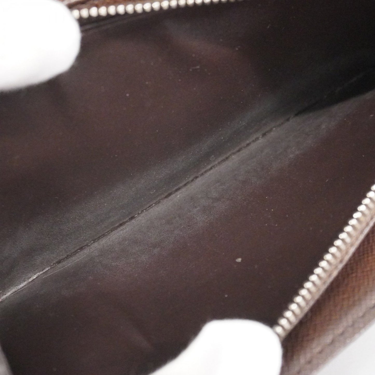 Louis Vuitton Damier Portefeuille Sarah Long Wallet N61734 Ebene