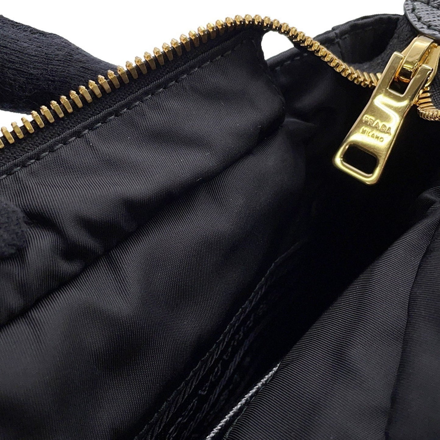 Prada Saffiano Nylon Handbag 1Bg308 Prada 2-Way Shoulder Bag Black