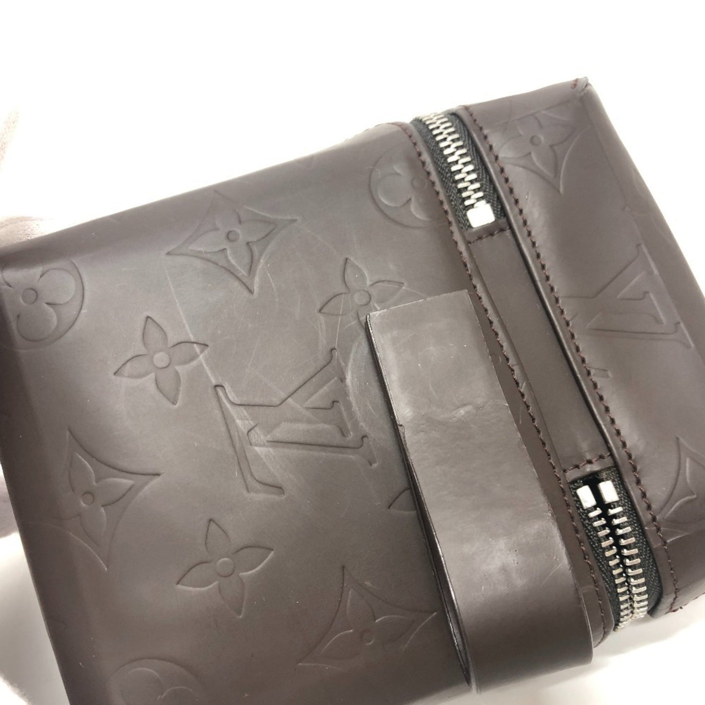 Louis Vuitton M46550 Monogram Glace Ray Bag Waist Pouch Accessory Case Leather