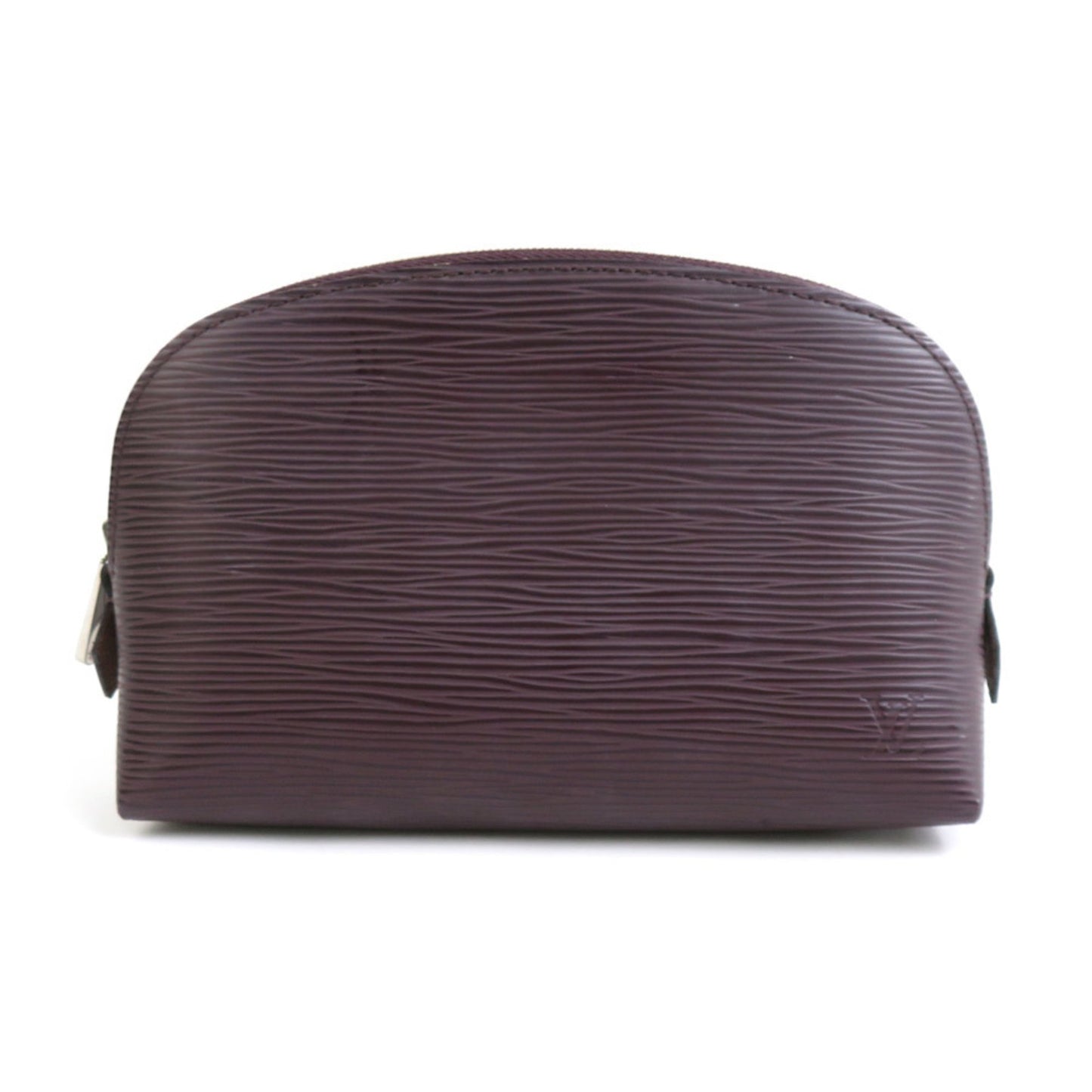 Louis Vuitton Epi Pochette Tick Leather Dark Purple Silver