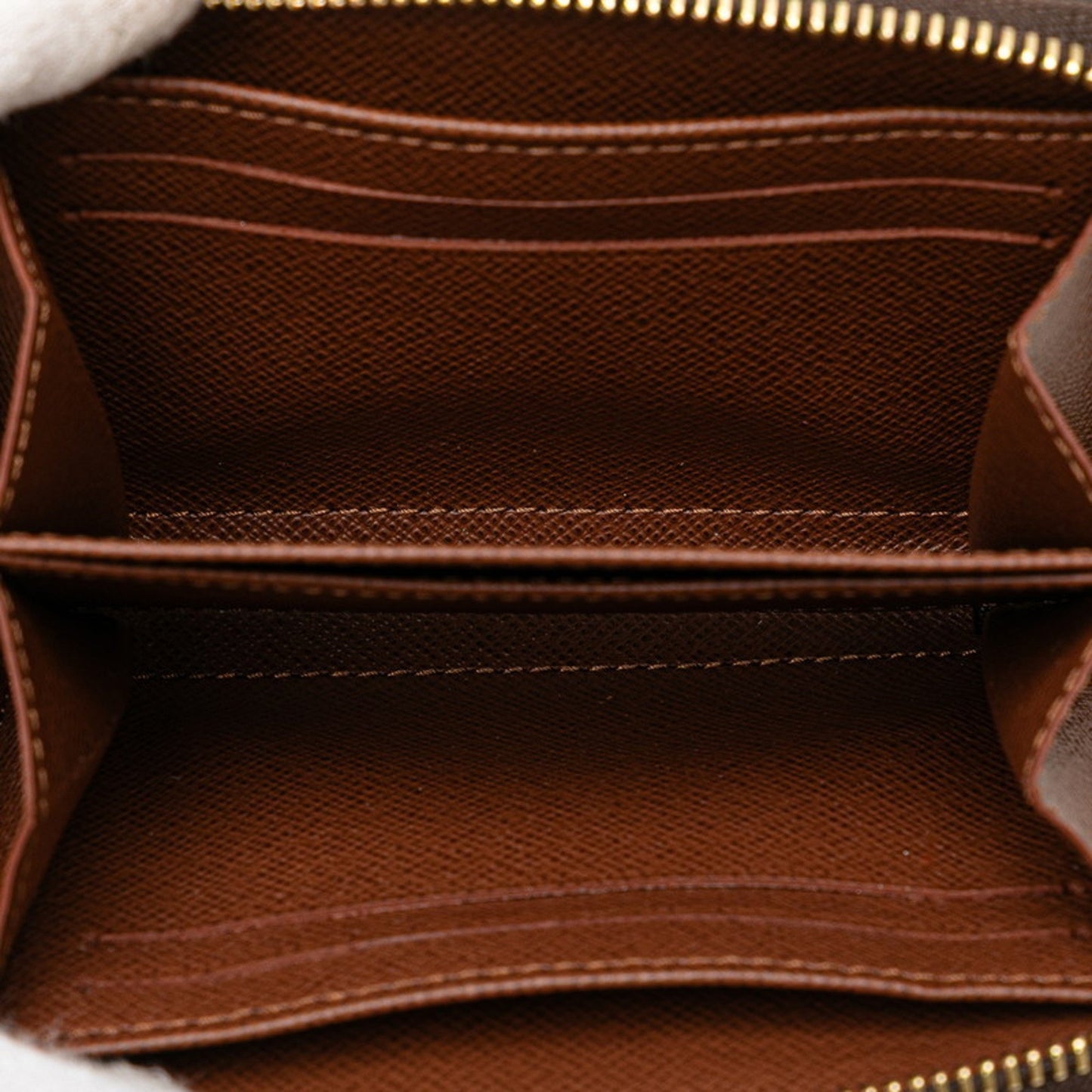Louis Vuitton Monogram Zippy Coin Purse M60067 Brown Leather