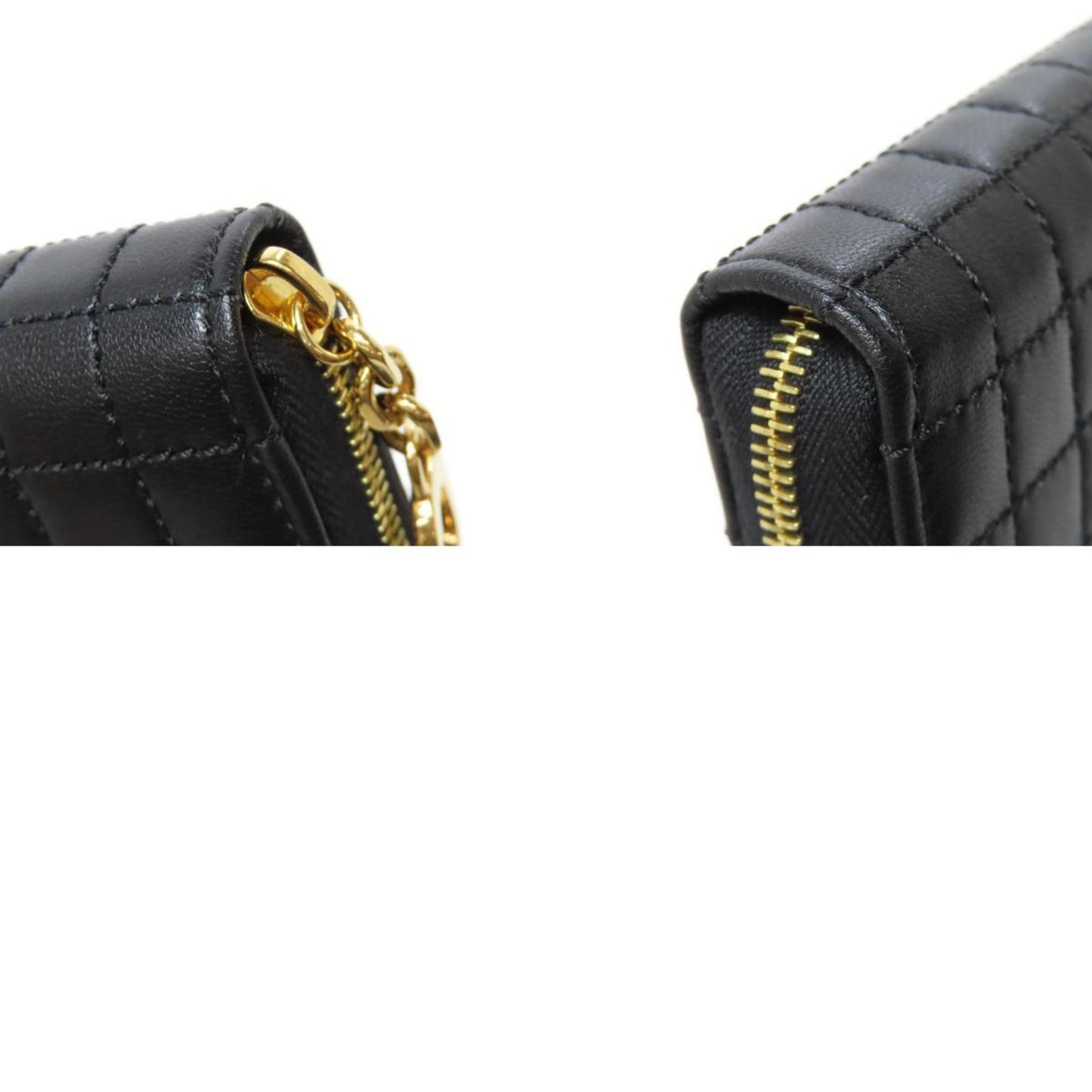Celine Round Long Wallet Leather