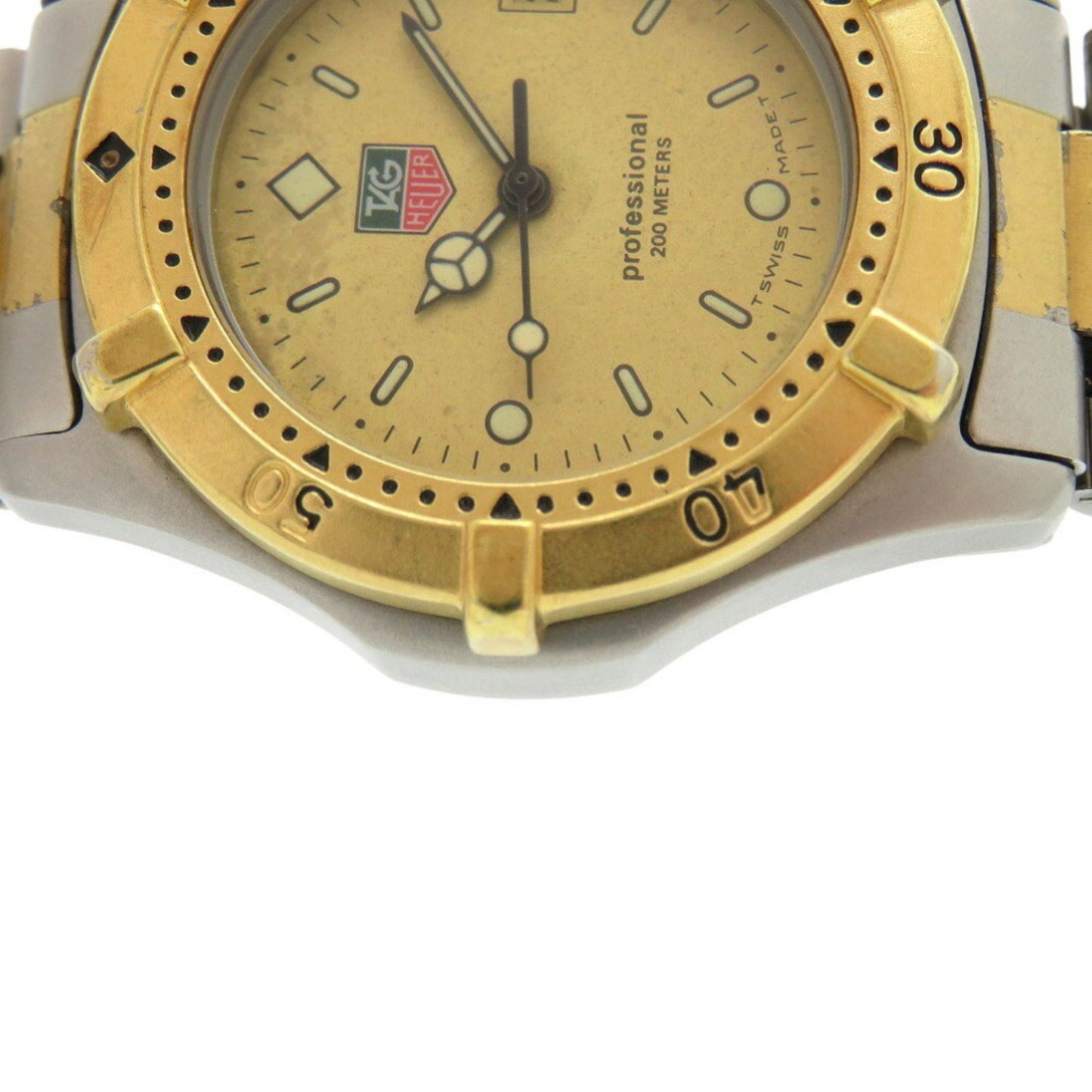 Tag Heuer 964.013F Stainless Steel Gold Quartz Watch 1044Tag Heuer