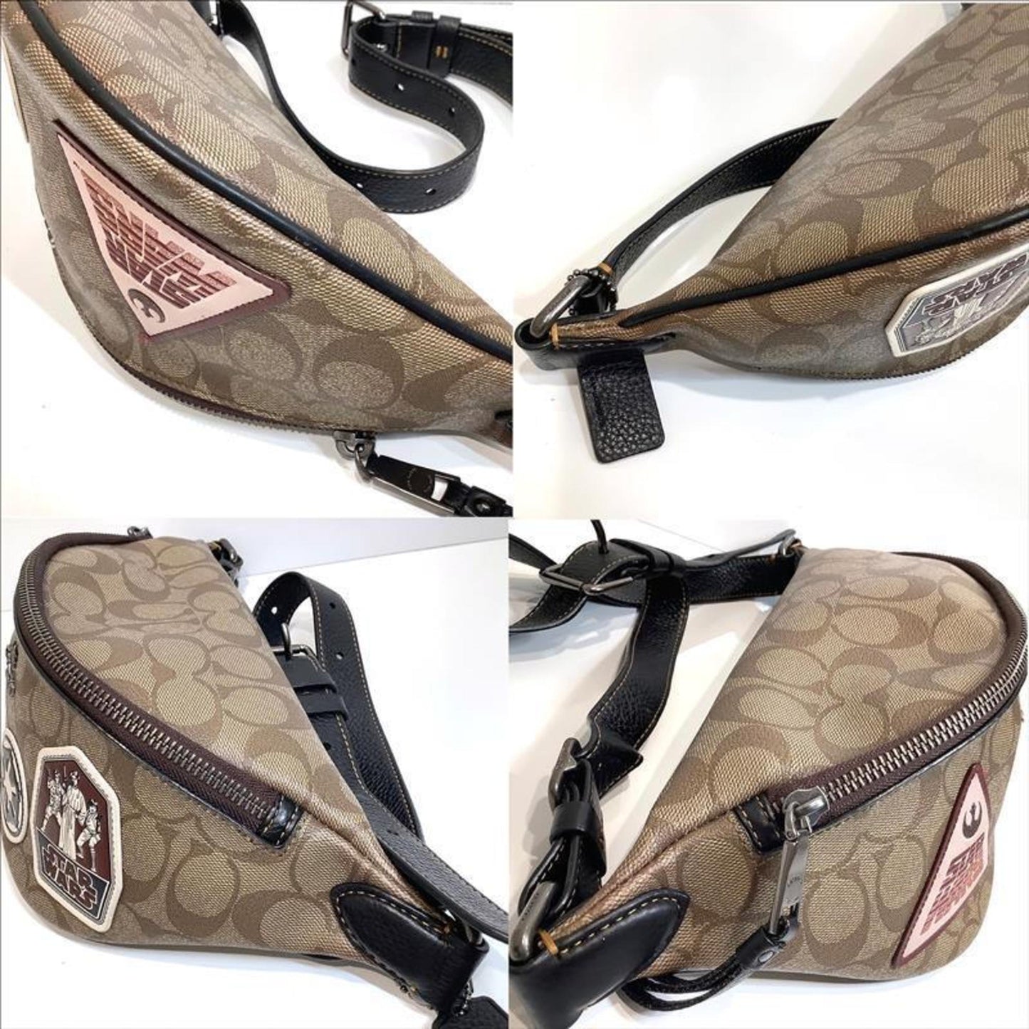 Coach Star Wars Collaboration Patchwork Signature Body Bag F88013 Ja-22959