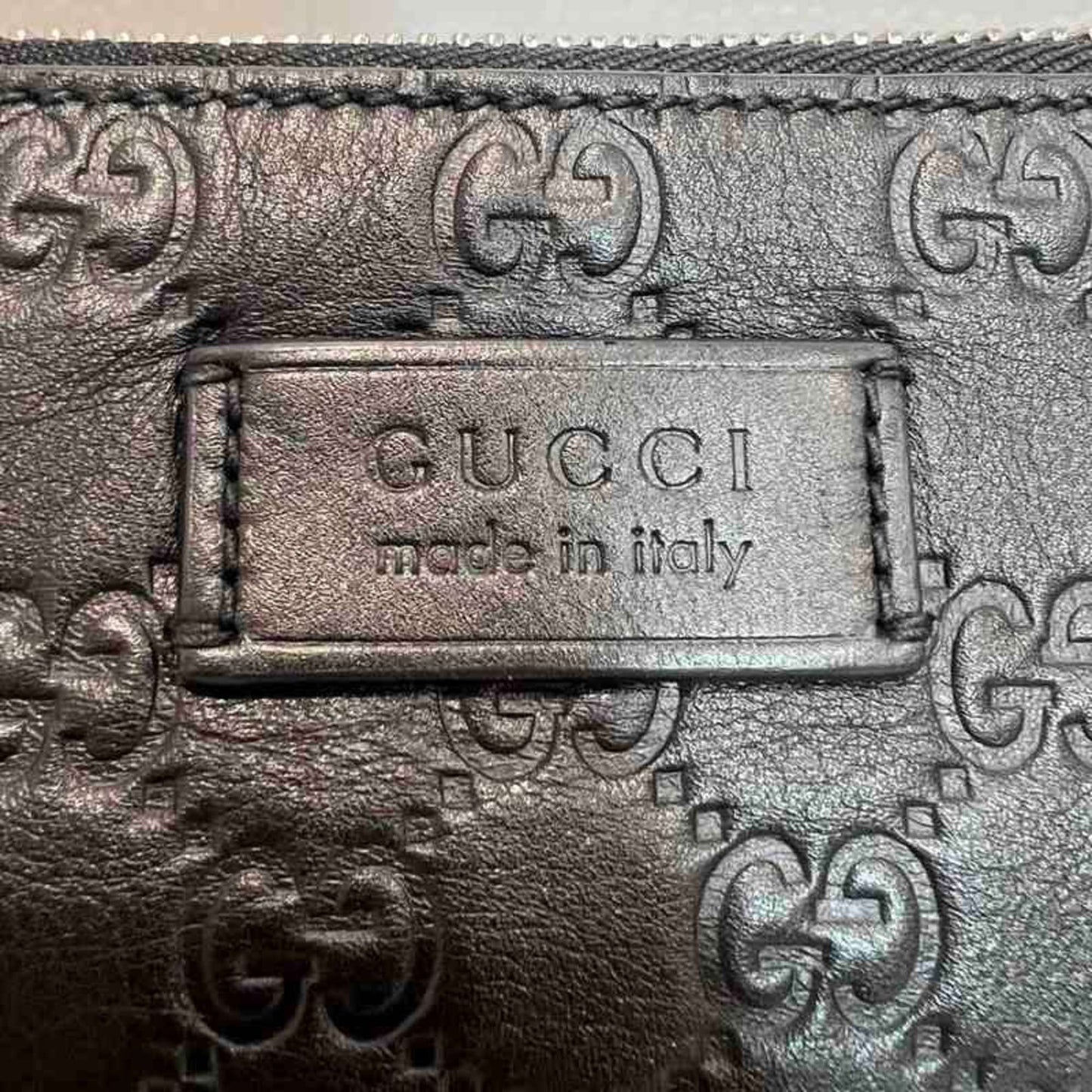 Gucci 473881 Leather Clutch Bag Shima Ja-23398