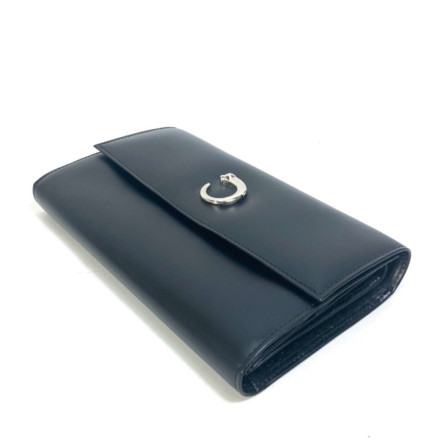 Cartier Panthre Tri-Fold Long Wallet Leather