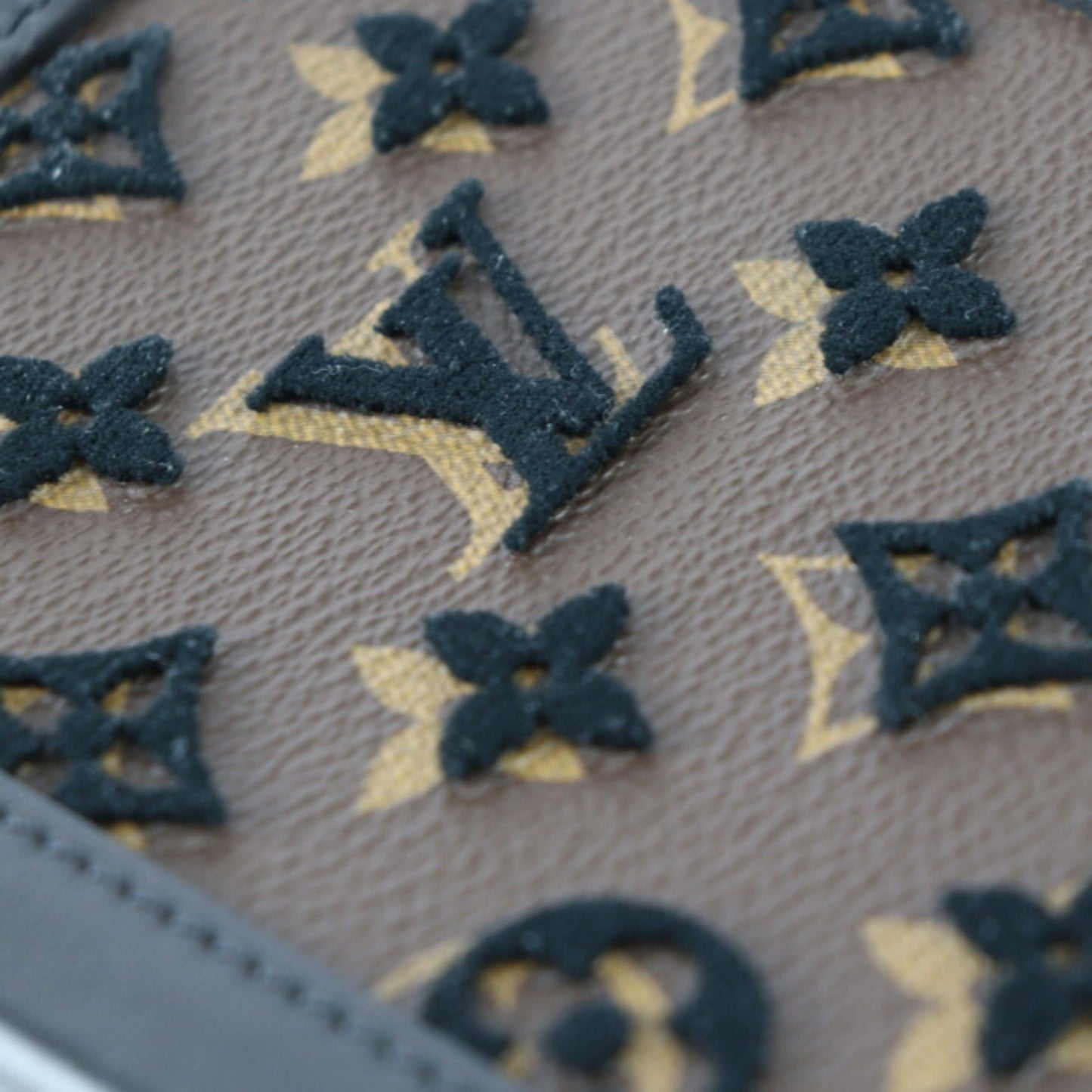 Louis Vuitton Vertical Soft Trunk Monogram Tuftage Shoulder Bag M45044 Leather Brown Black Pochette