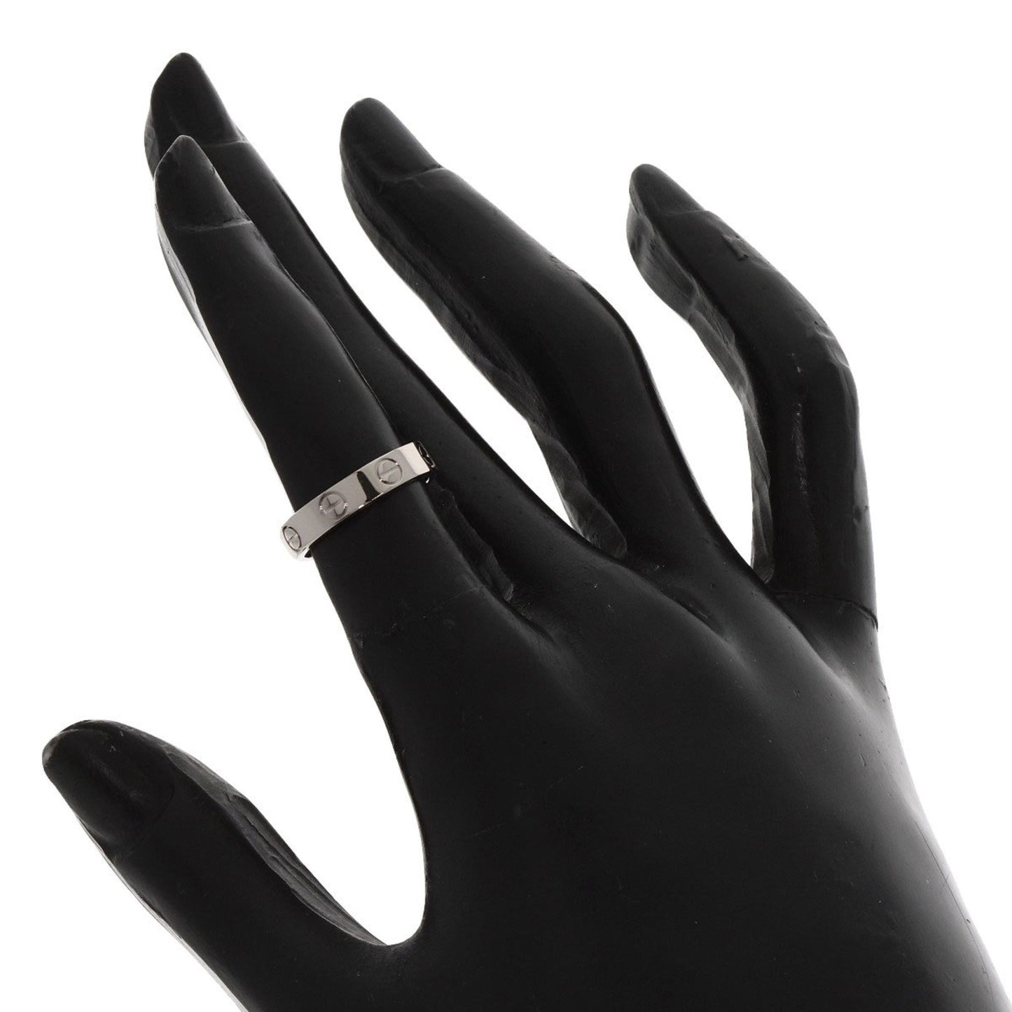 Cartier Mini Love Ring #46 18K White Gold