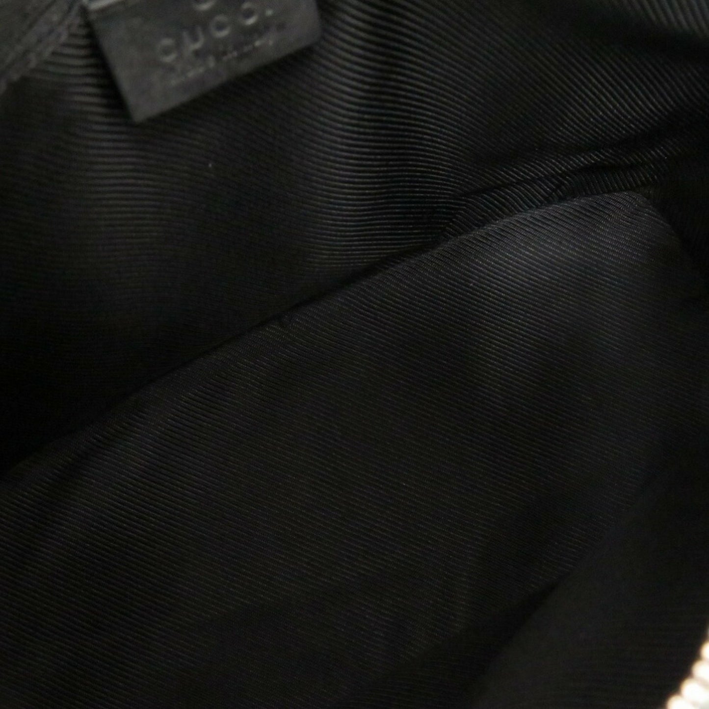 Gucci 01234 203419 Gg Canvas Black Shoulder Bag 0639Gucci