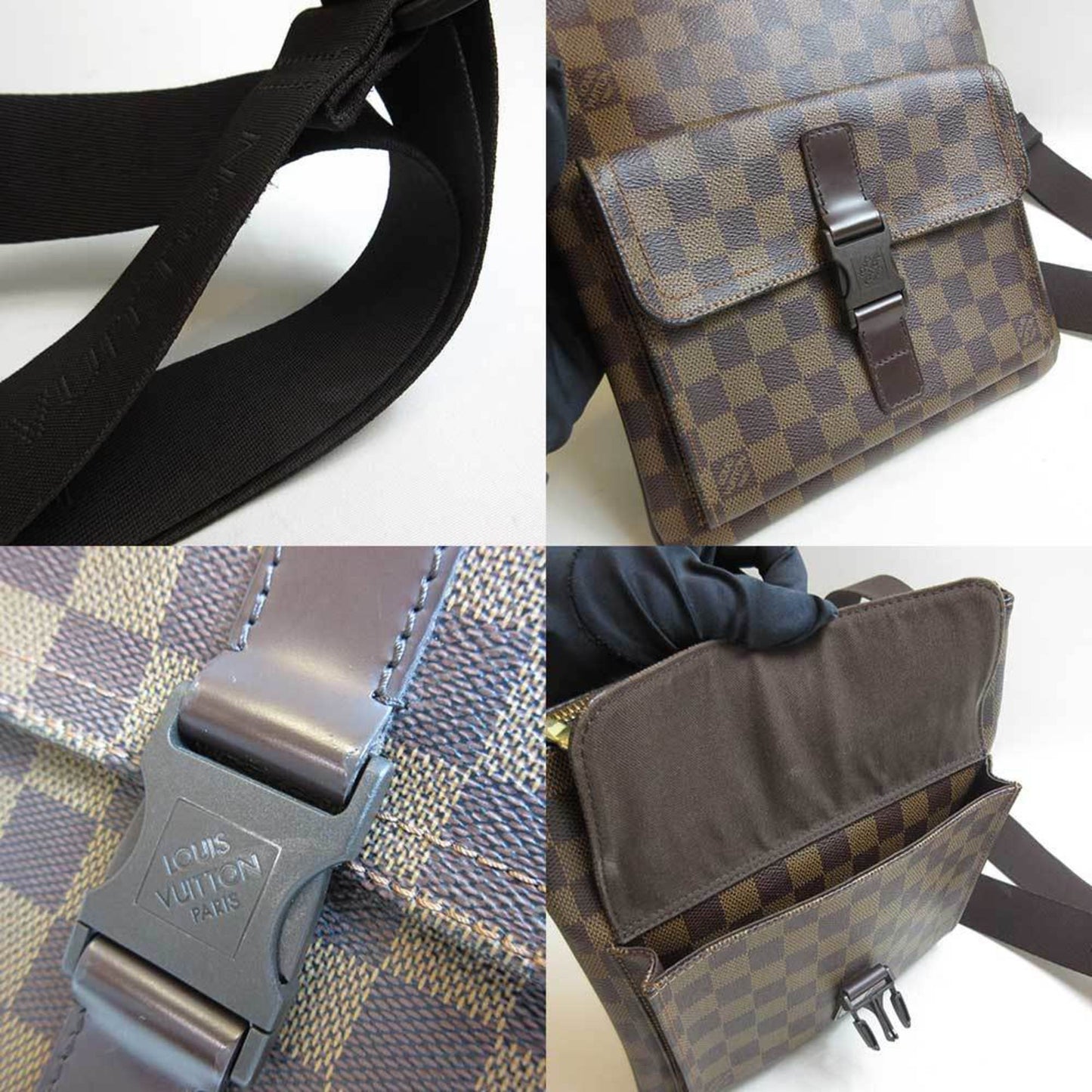 Louis Vuitton Bag Pochette Melvire Damier N51127 Shoulder Louis Vuitton