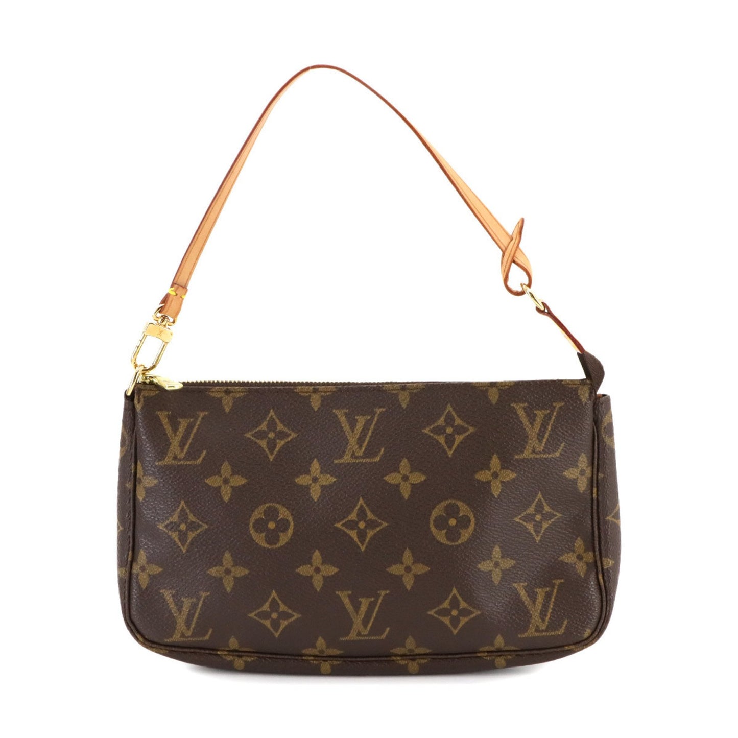 Louis Vuitton Monogram Pochette Accessoires Handbag M51980 Brown