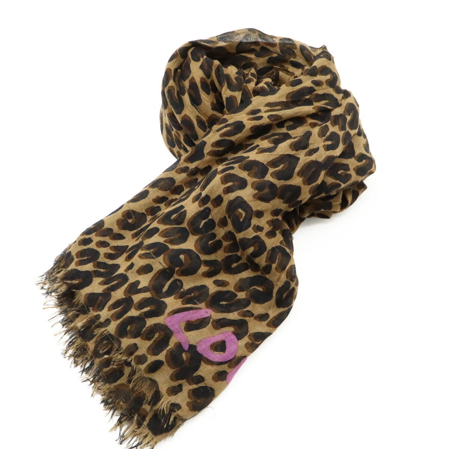 Louis Vuitton Etoile Leopard Print Stole/Shawl/Scarf In Maroon