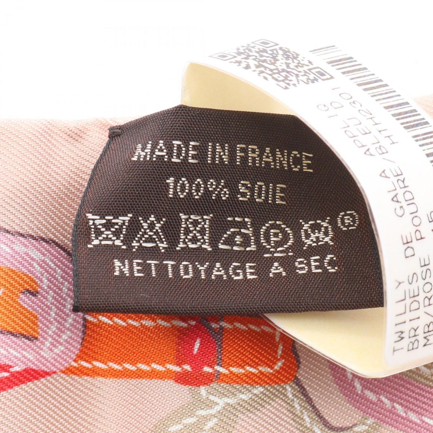 Hermes Twilly Brides De Gala Applique Pique Silk Scarf