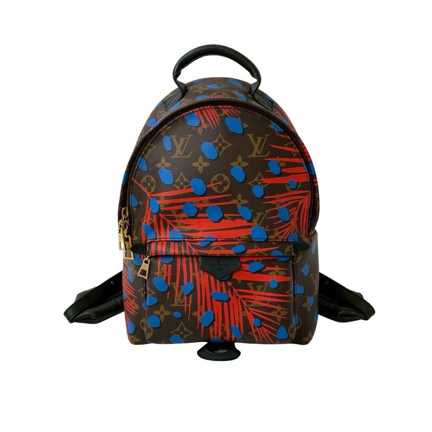 Louis Vuitton Palm Springs Monogram Jungle Dot Leather Backpack/Daypack