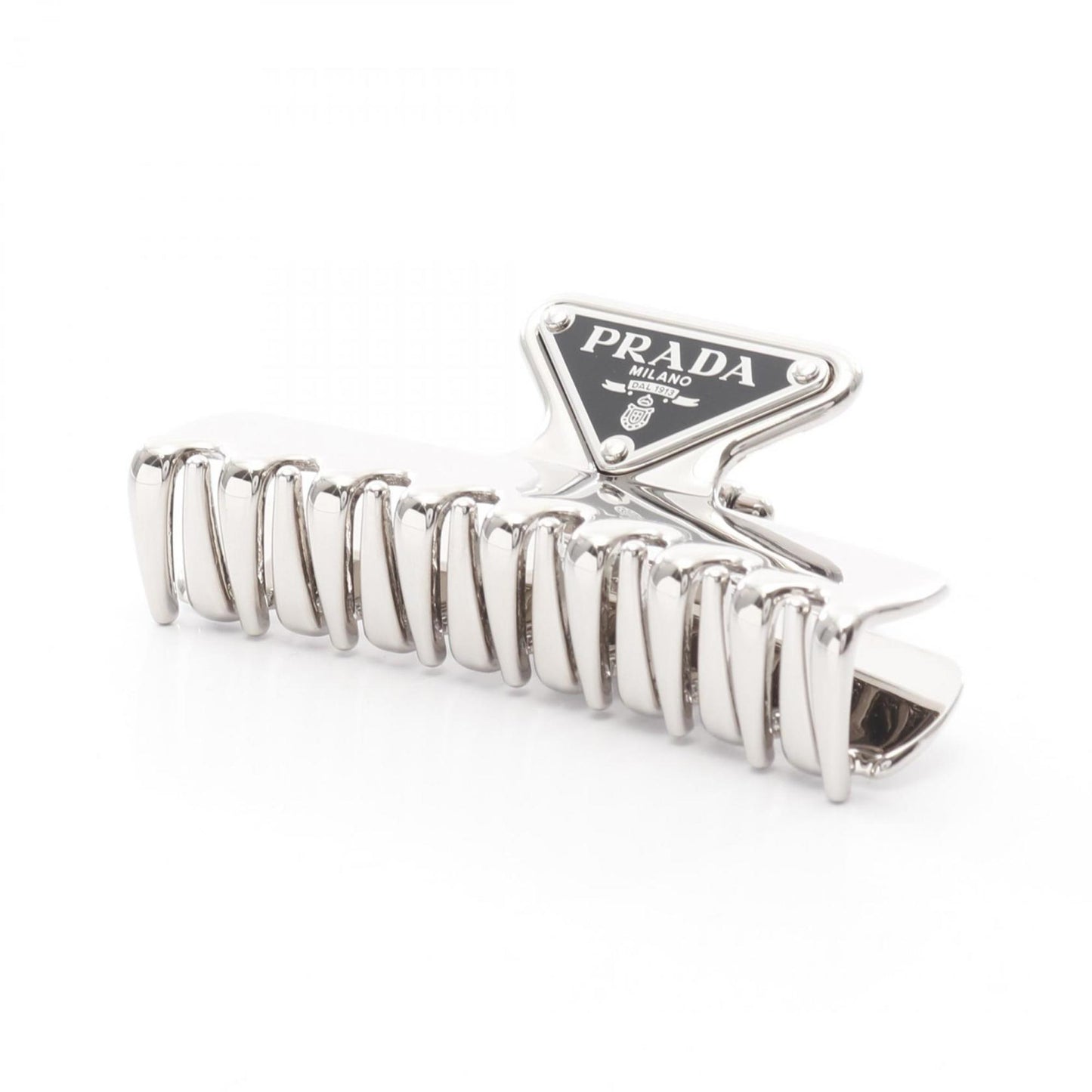 Prada Triangle Hair Clip Clothing Stainless Steel