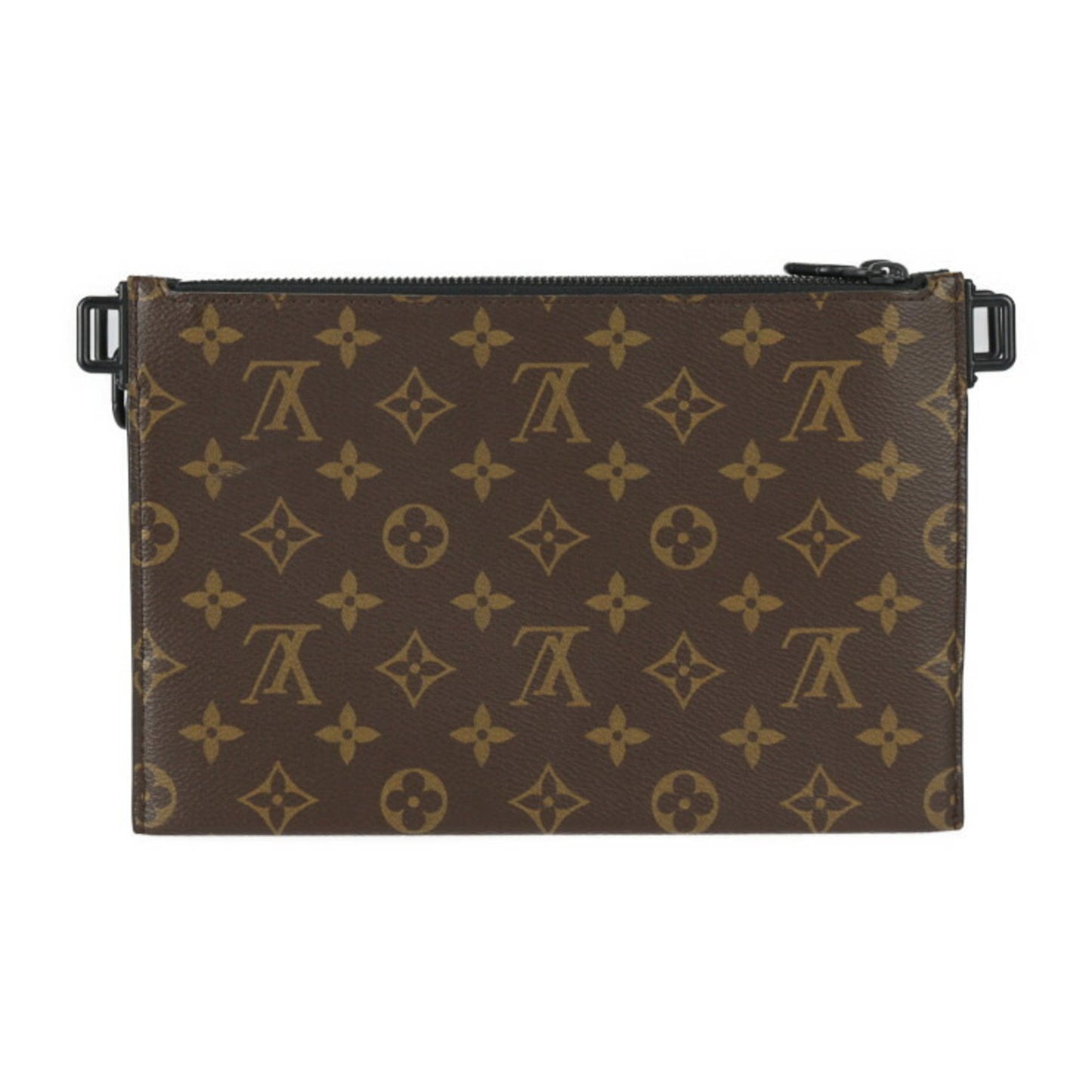 Louis Vuitton Louis Vuitton Trio Pouch Nm Shoulder Bag M59681 Monogram Canvas Empreinte Brown Black
