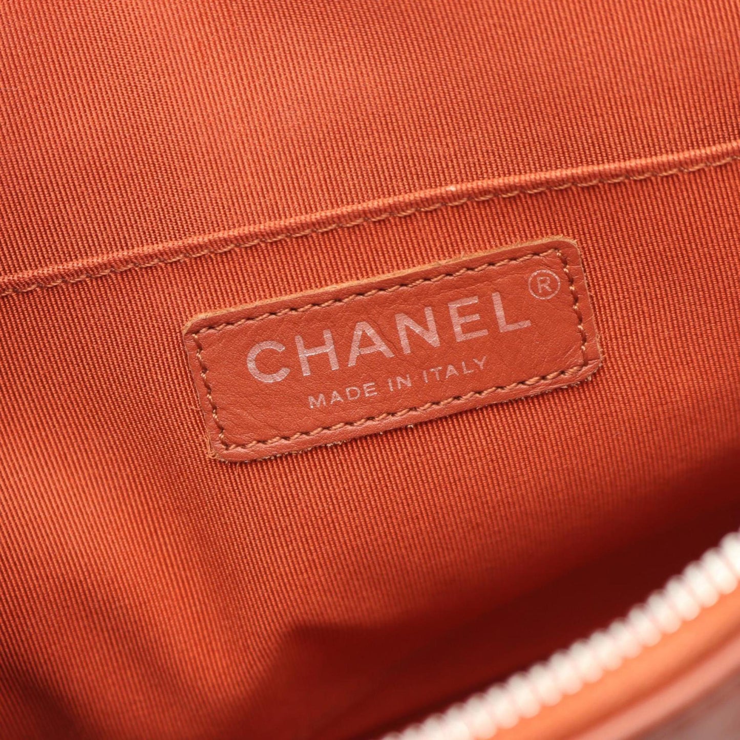 Chanel V-Stitch Chevron Shoulder Bag In Lambskin Leather