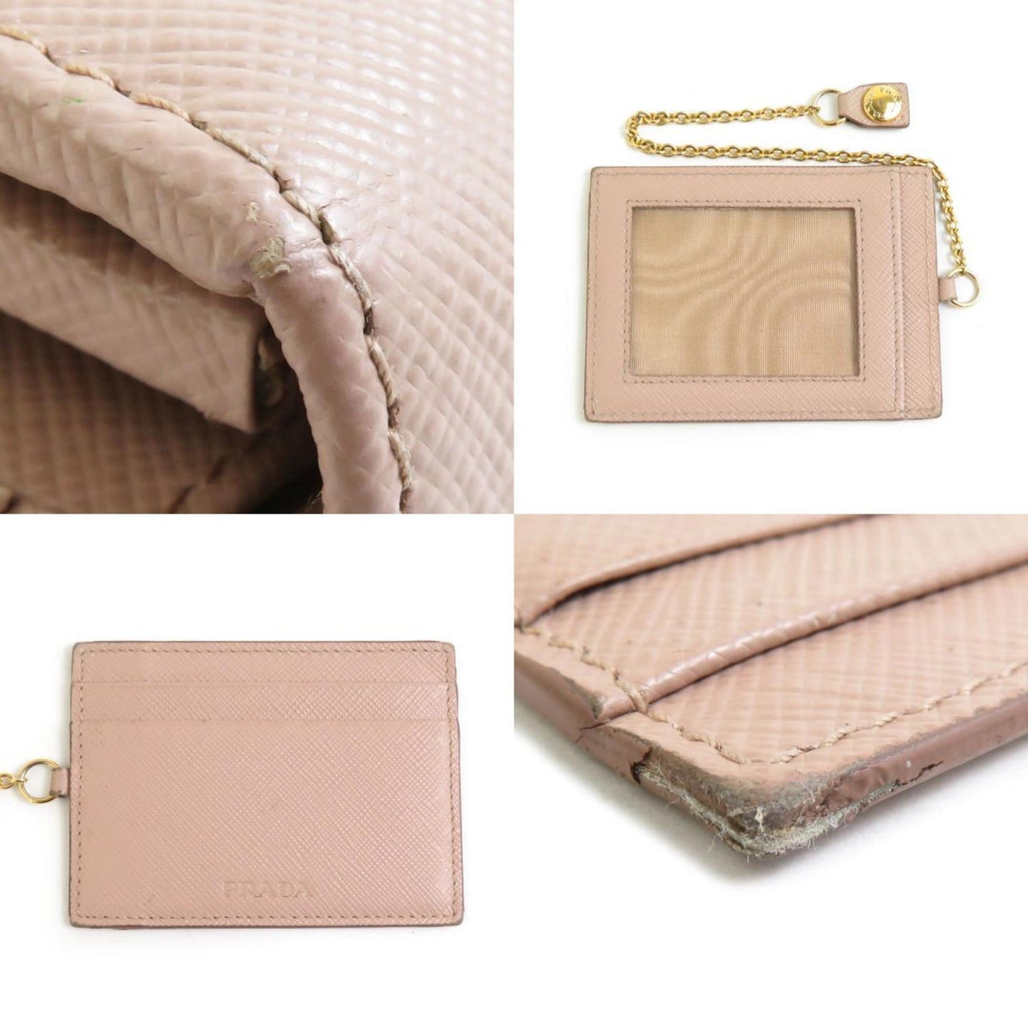 Prada Bi-Fold Long Wallet In Leather