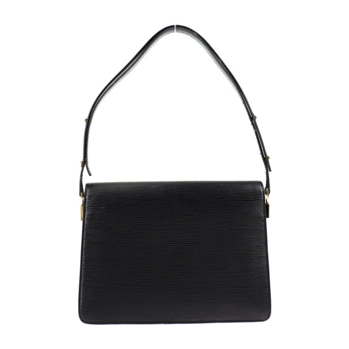 Louis Vuitton Free Run Shoulder Bag M52402 Epi Leather Black Gold Hardware Turnlock Vuitton
