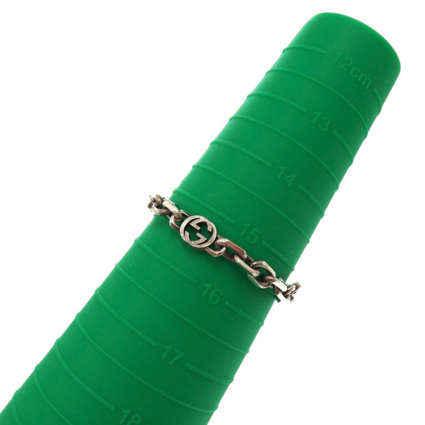 Gucci Interlocking Chain Bracelet In 925 Sterling Silver