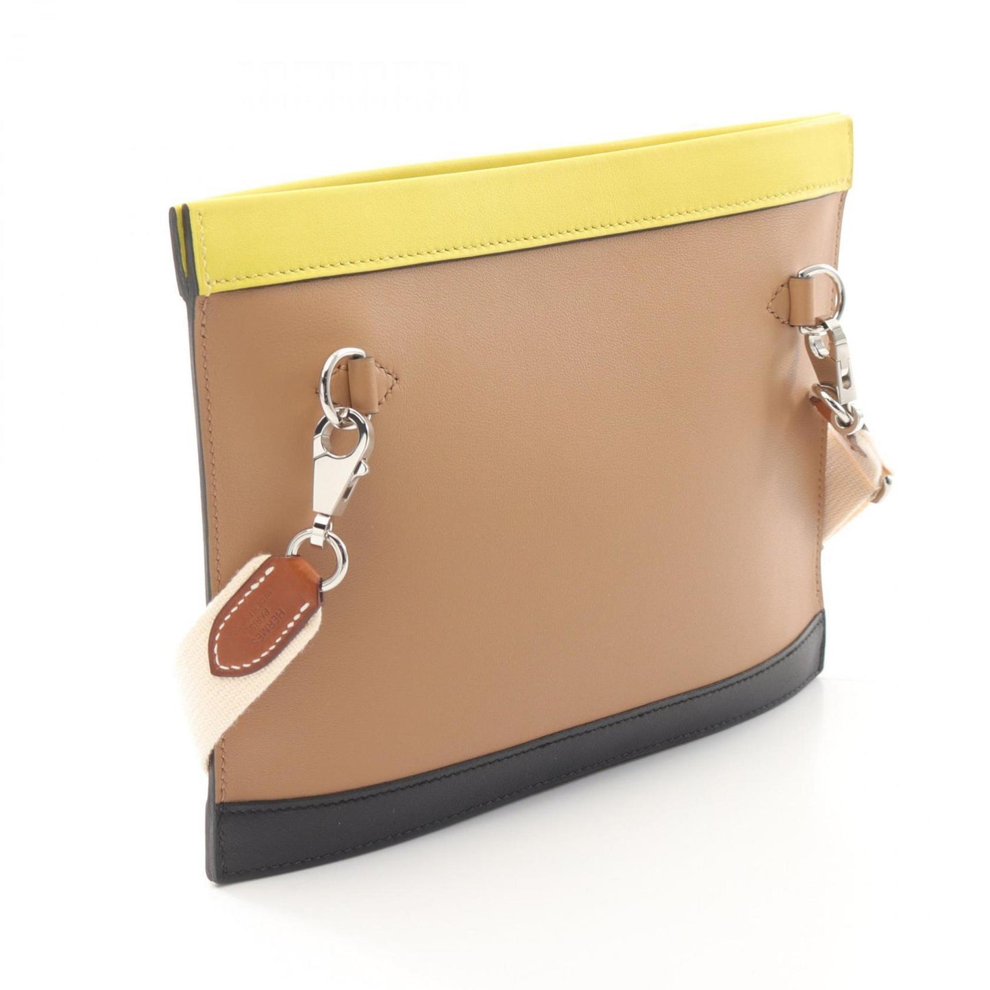Hermes Hermes Colormatic Horizontal Chai Nata Lime Fauve Shoulder Bag Veau Swift Vau Barenia