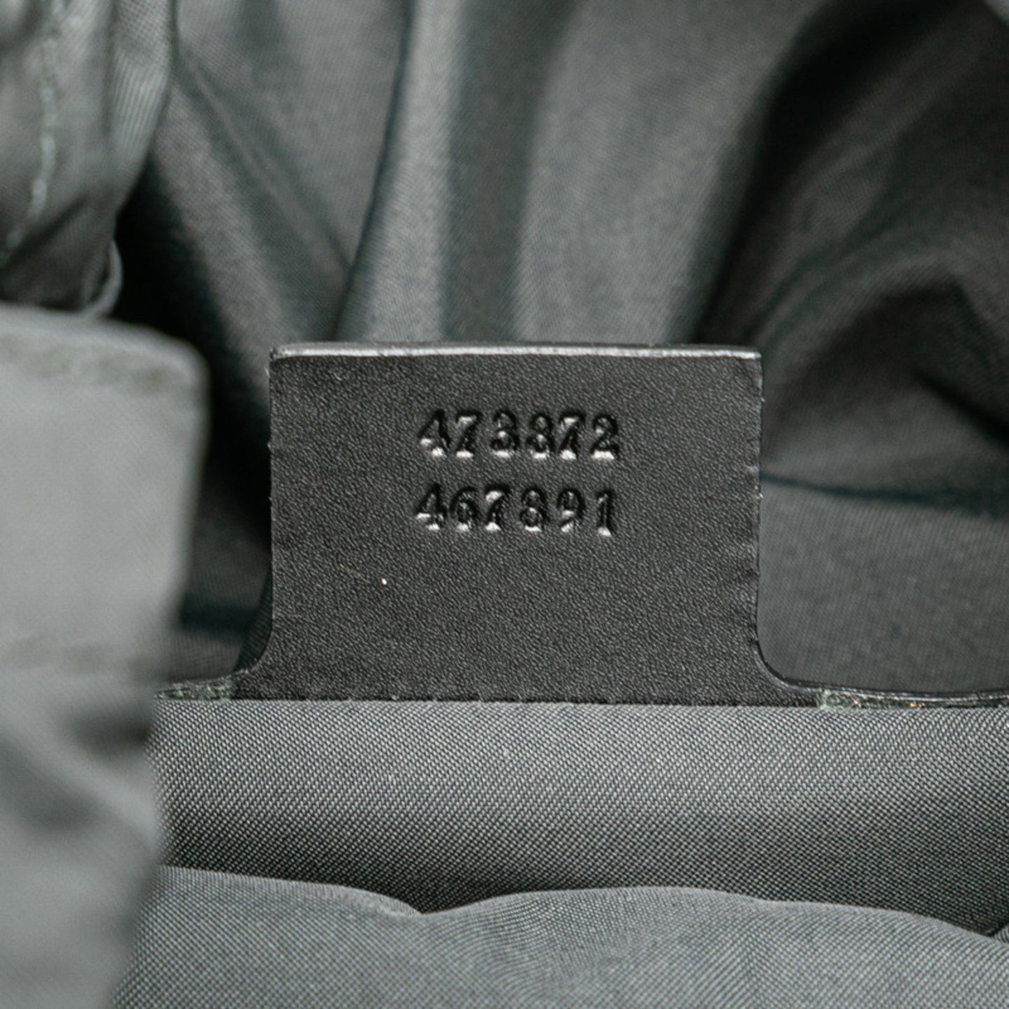 Gucci Gg Supreme Sherry Line Drawstring Backpack 473872 Gray Black Leather