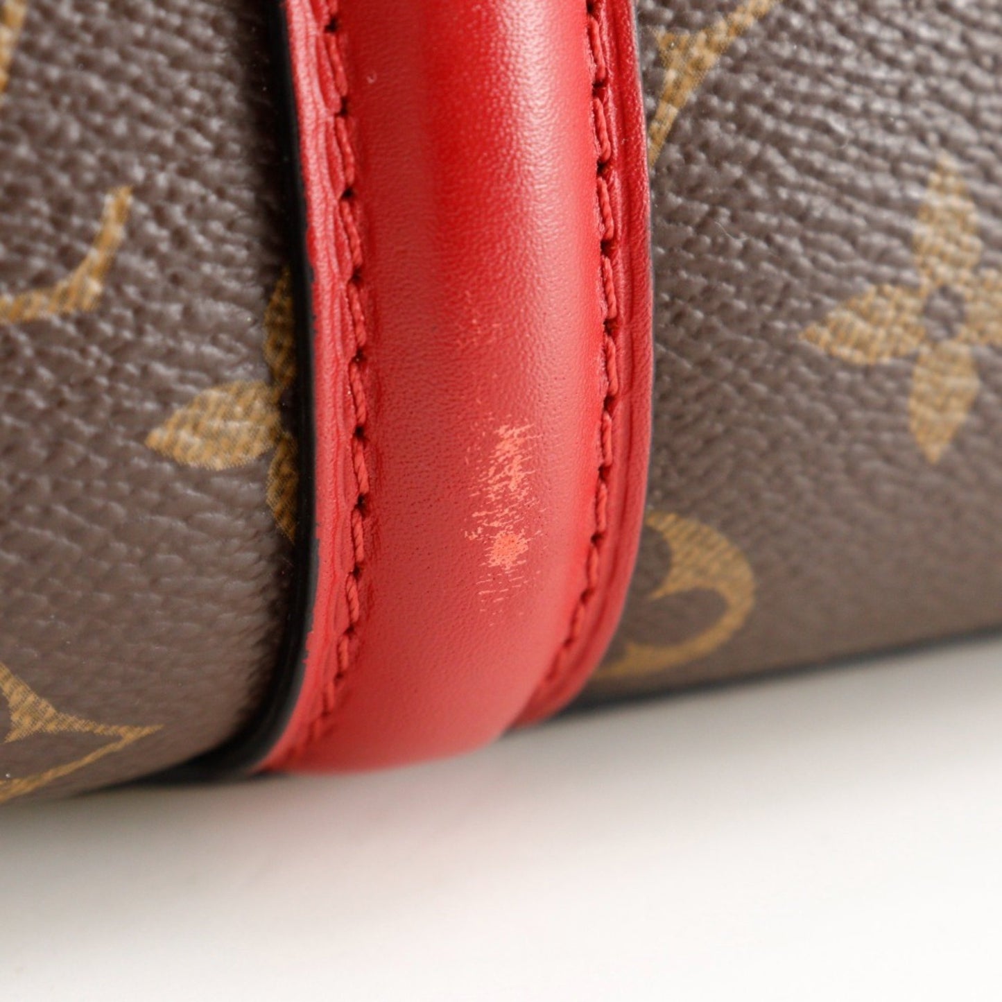 Louis Vuitton Louis Vuitton Soufflotnv Bb Handbag M44818 Monogram Canvas 2020 Brown/Red Tr1290