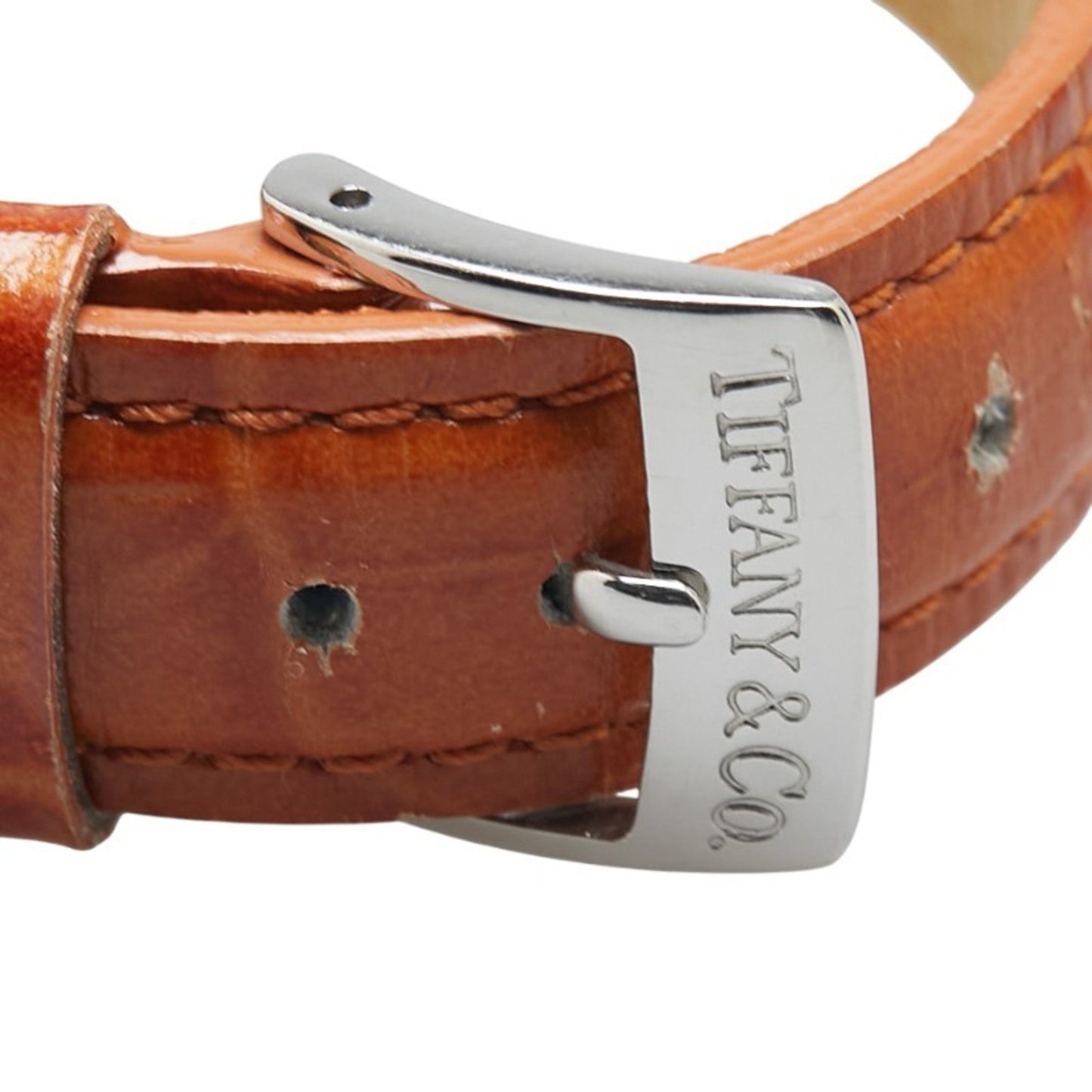 Tiffany Classic Strap (Non-Original) Quartz Watch With White Dial