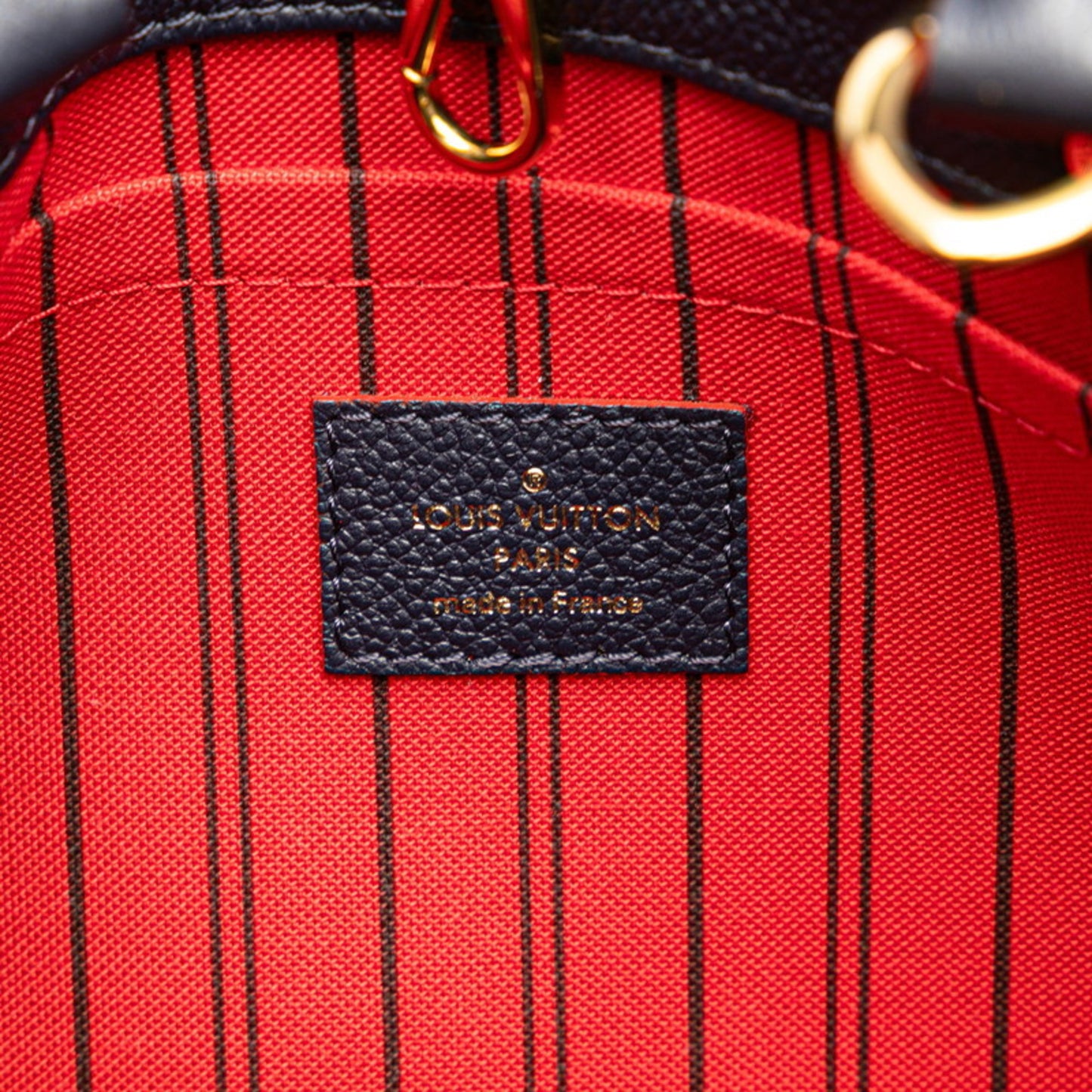 Louis Vuitton Monogram Empreinte Montaigne Bb Shoulder Bag/Handbag 2-Way M42747 Marine Rouge Navy